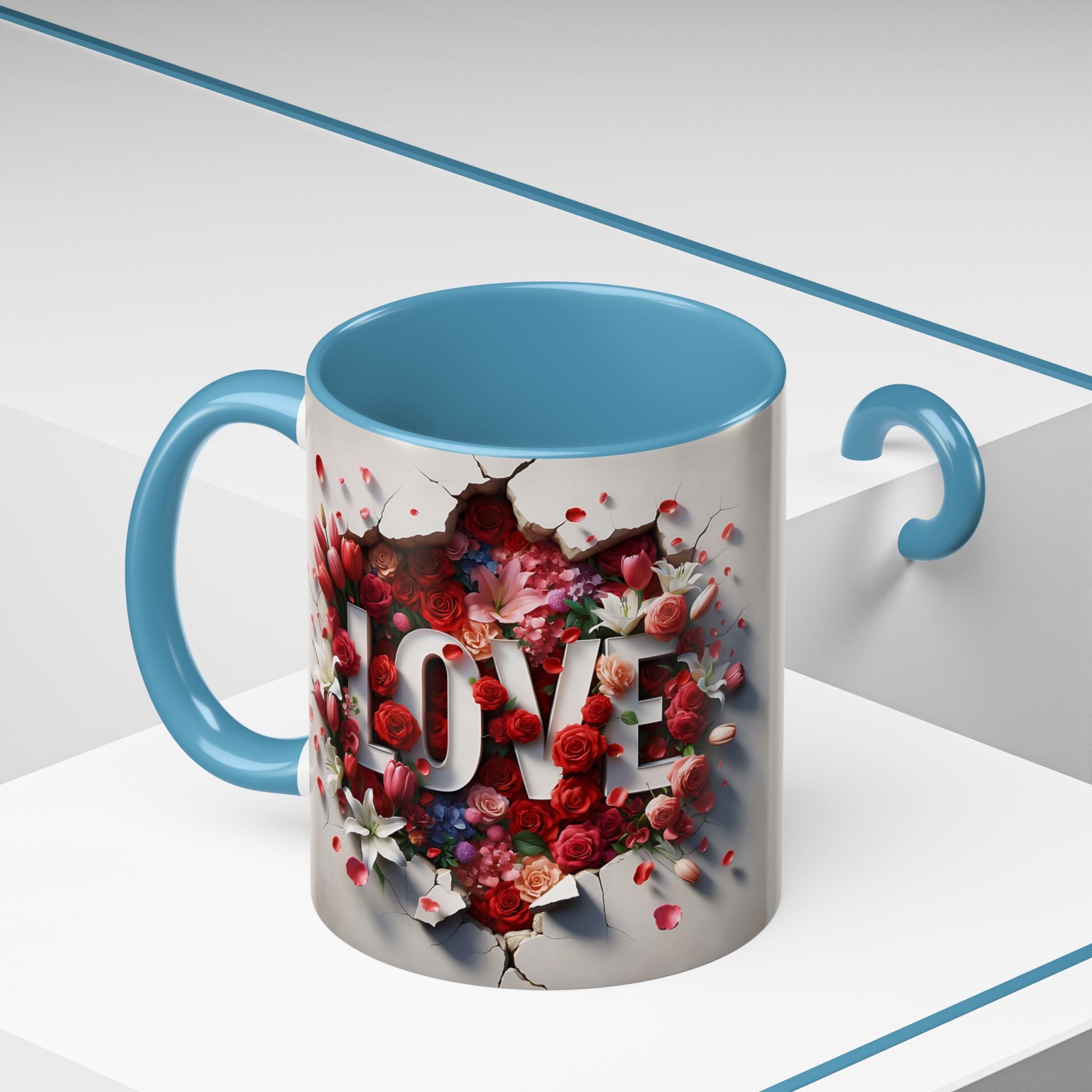 Love Mum Floral Coffee Mug