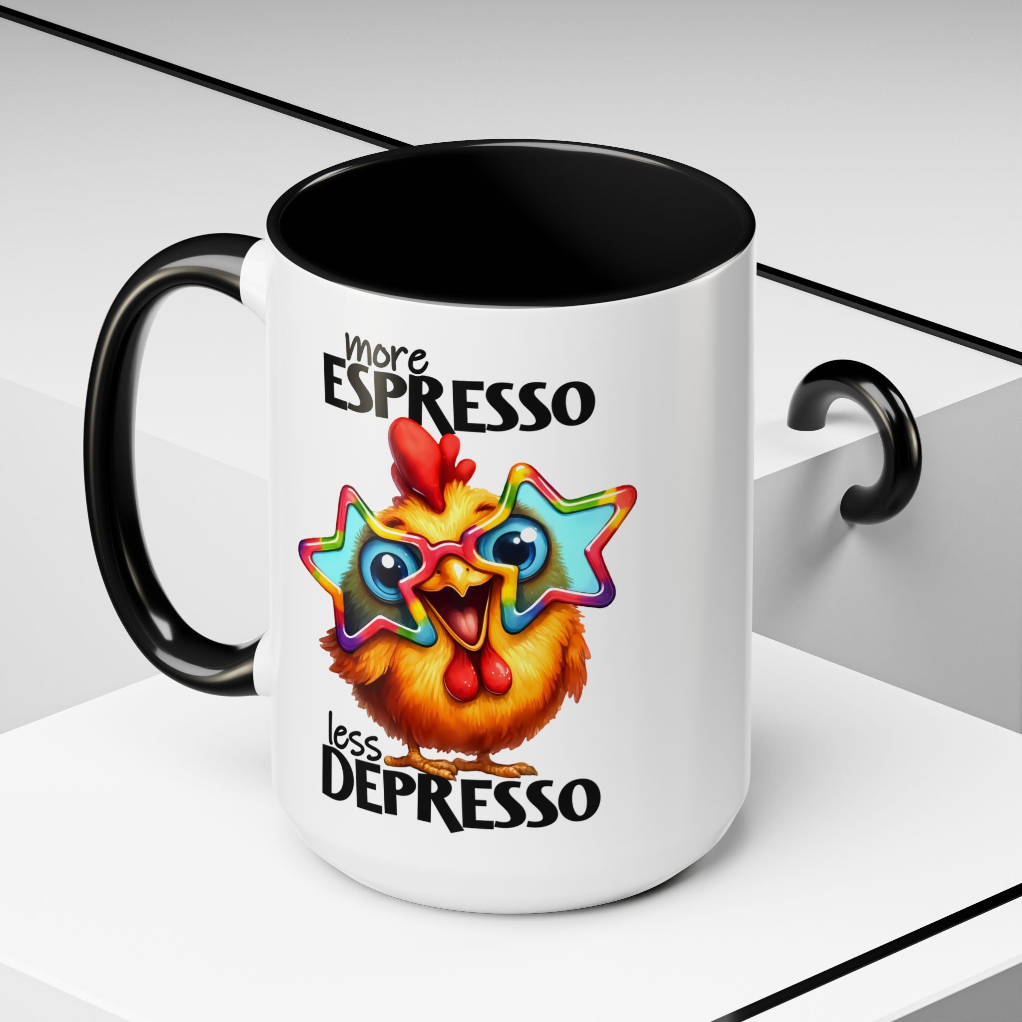 More Espresso, Less Depresso – Mood-Boosting Mug