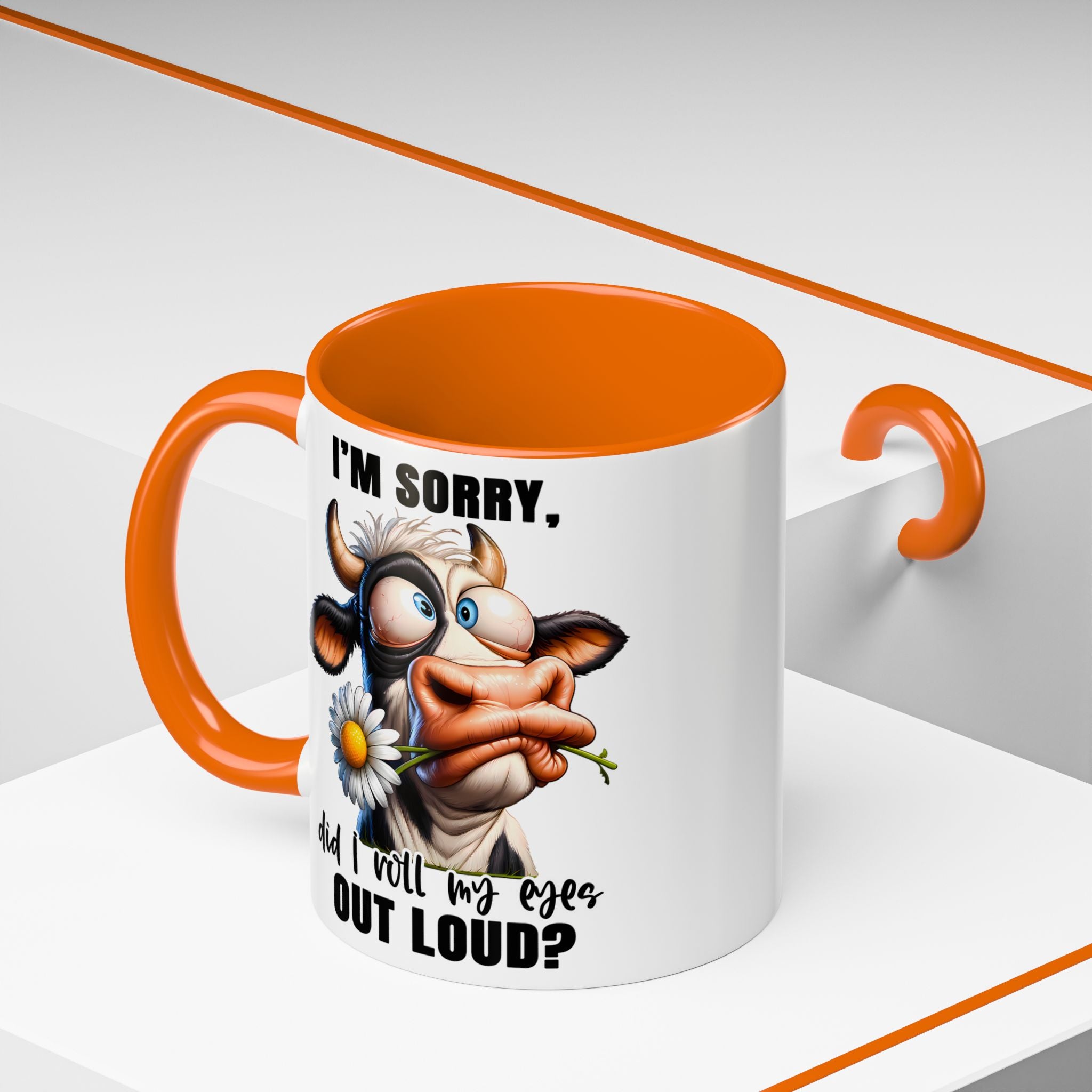 Sassy Cow Eye-Roll Mug