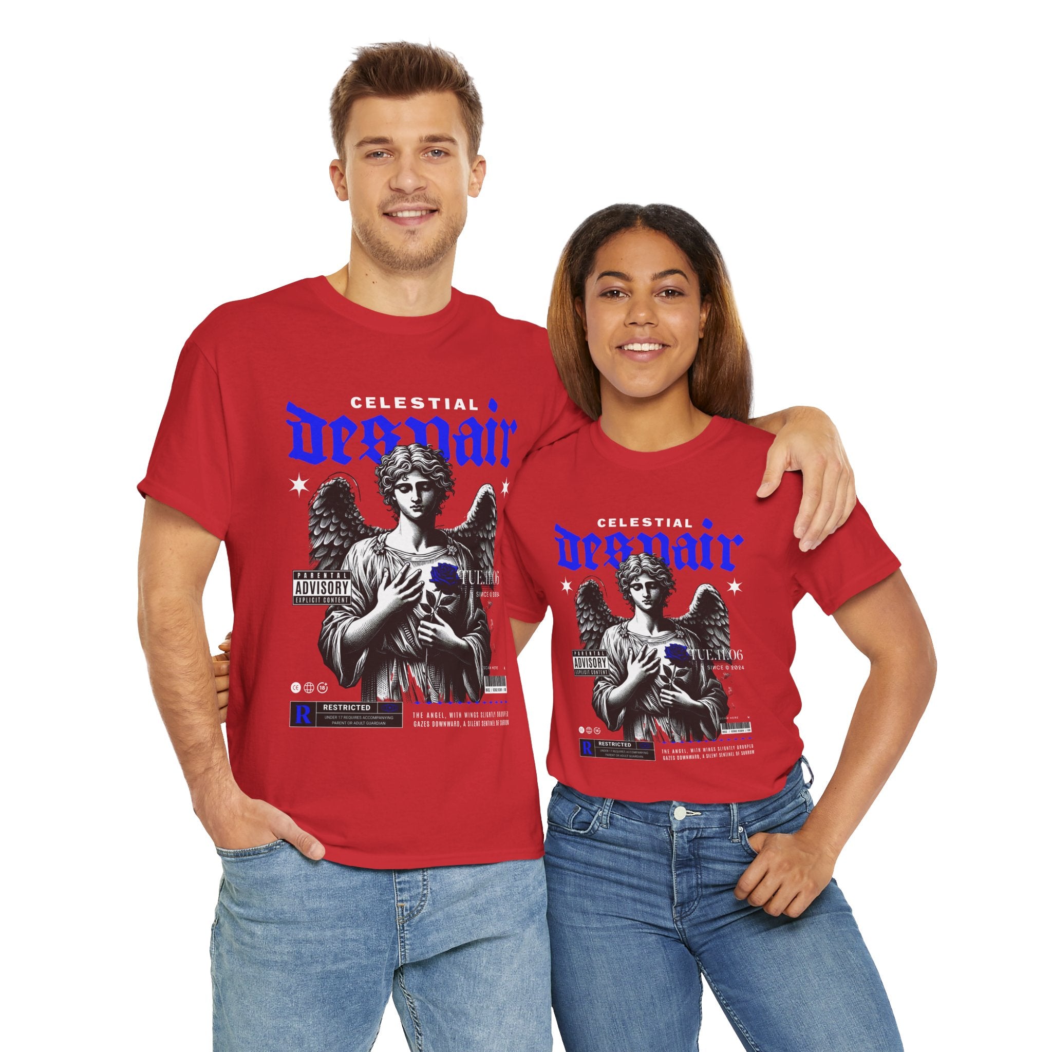 Celestial Despair Graphic T-Shirt Design