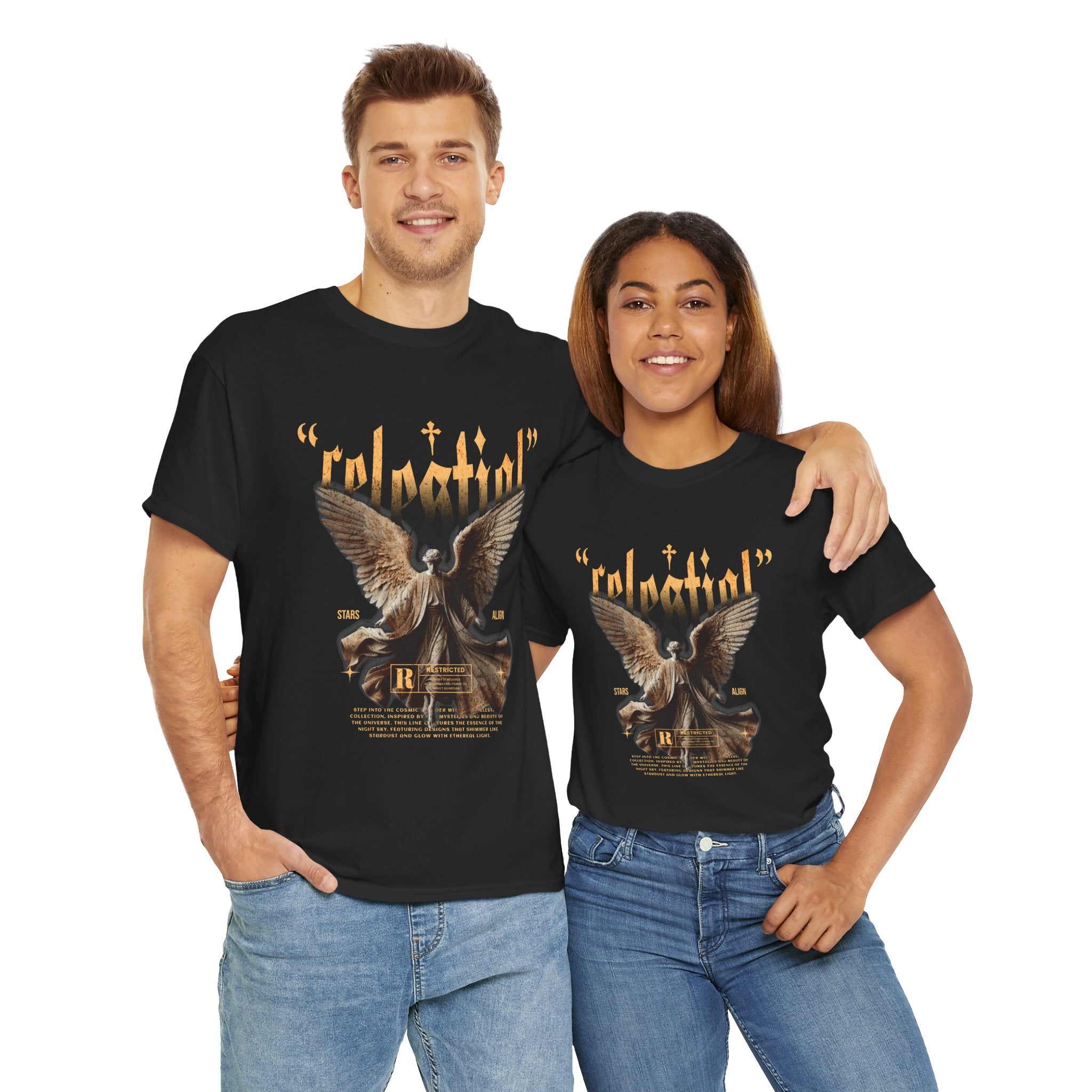 "Celestial Angel" - Divine Art & Streetwear Design