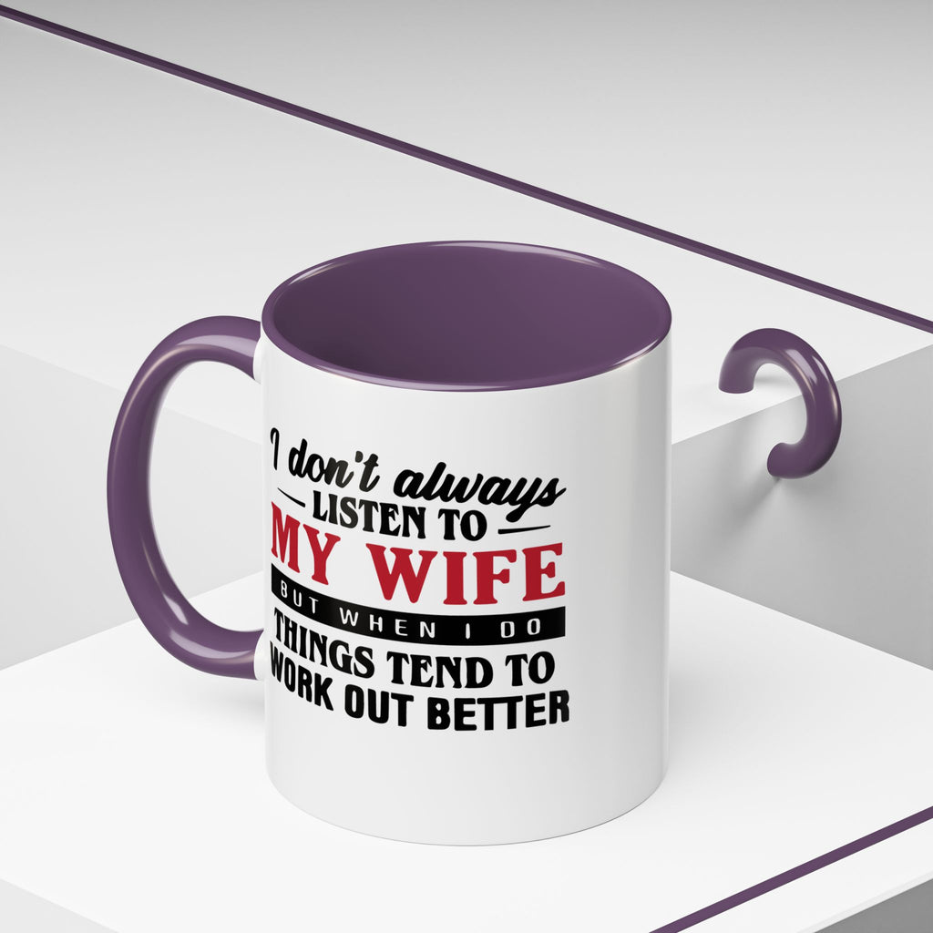Funny Husband Coffee Mug – 11oz & 15oz Humor Quote, Colorful Interior