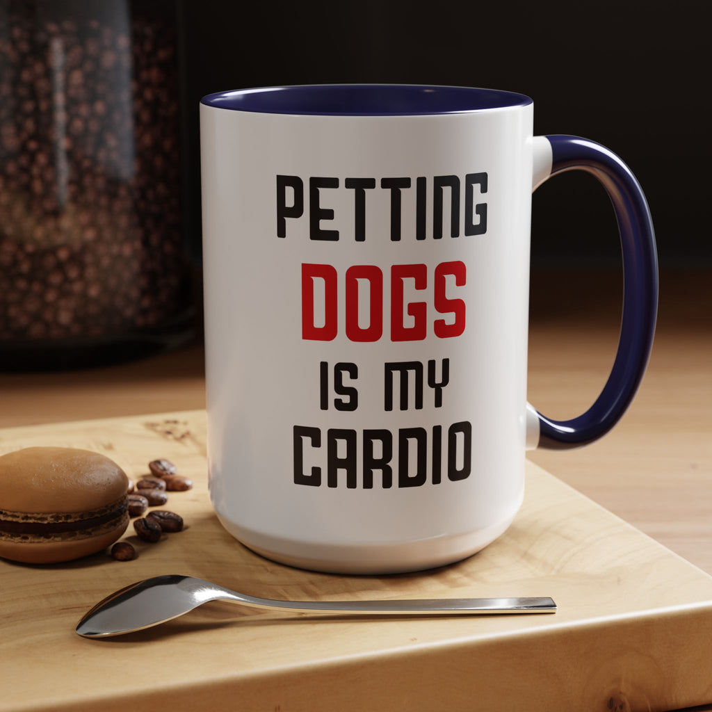 Dog Lover Coffee Mug – 11oz & 15oz Funny Pet Quote, Colorful Interior