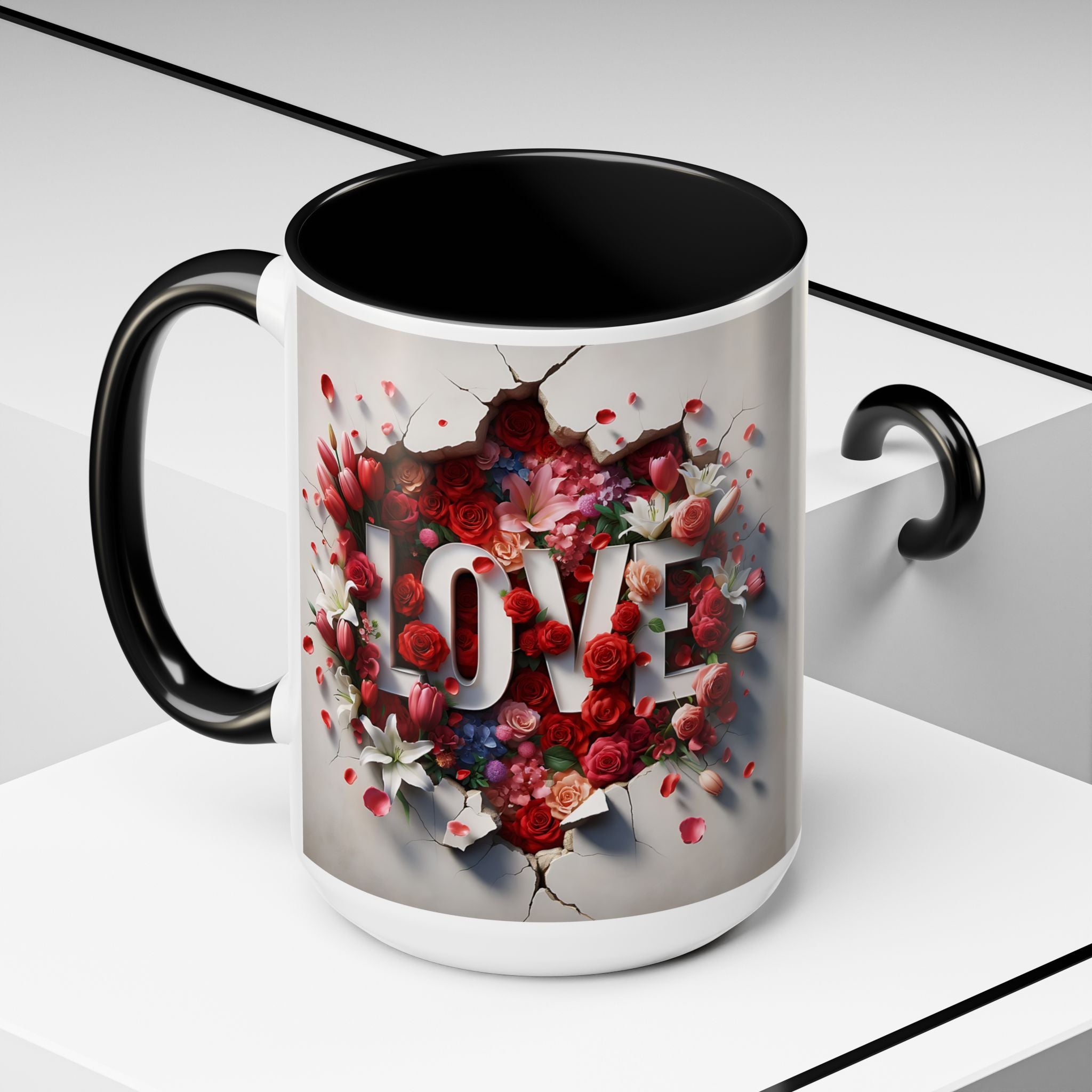 Love Mum Floral Coffee Mug