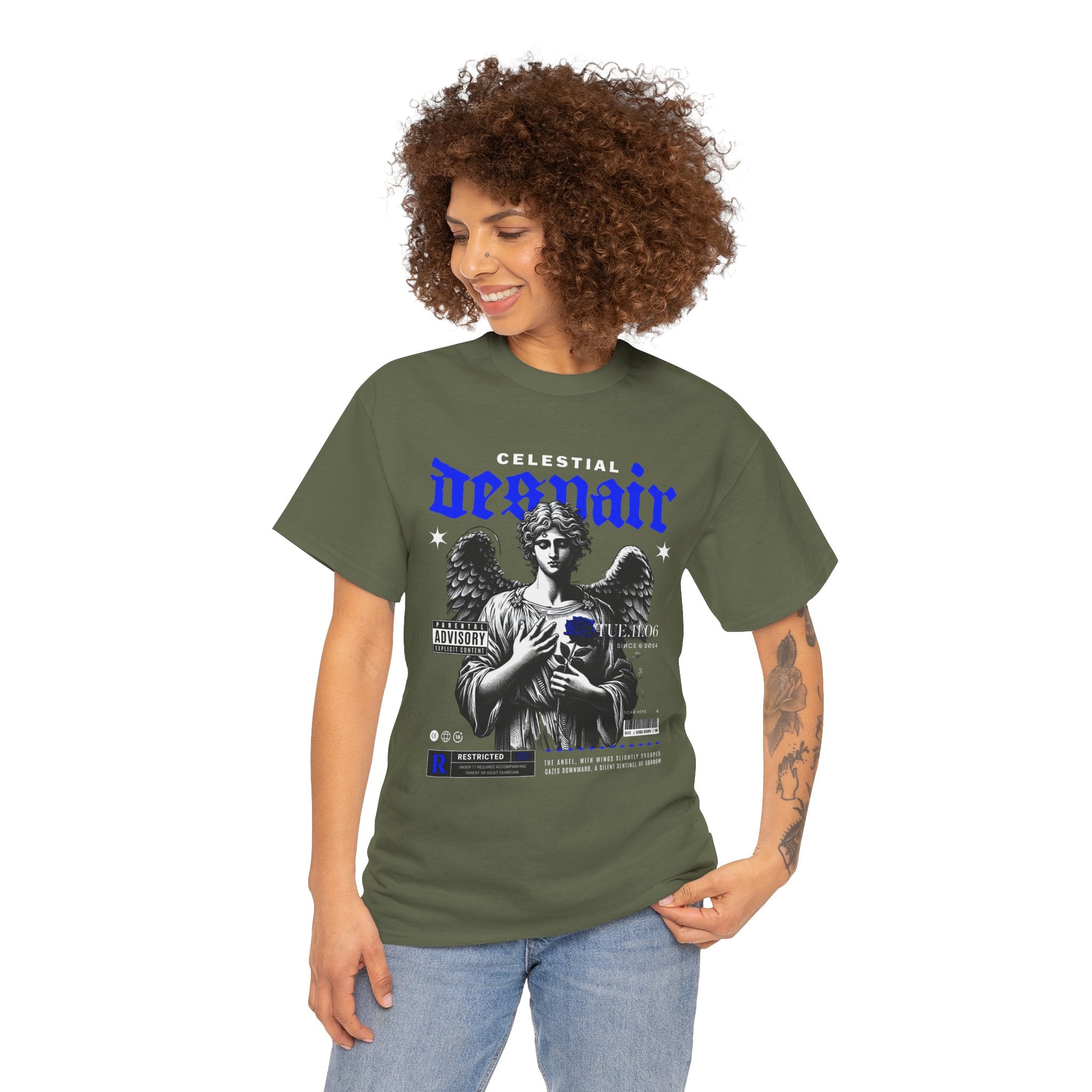 Celestial Despair Graphic T-Shirt Design