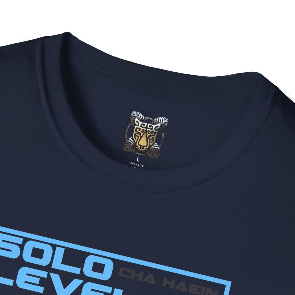 Solo Leveling Cha Hae-In Anime T-Shirt – Black Graphic Tee for Fans