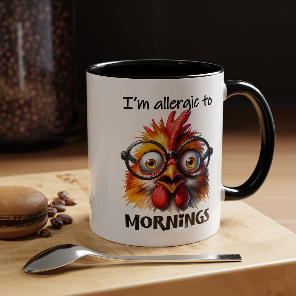 I’m Allergic to Mornings – Sleepy Humor Mug