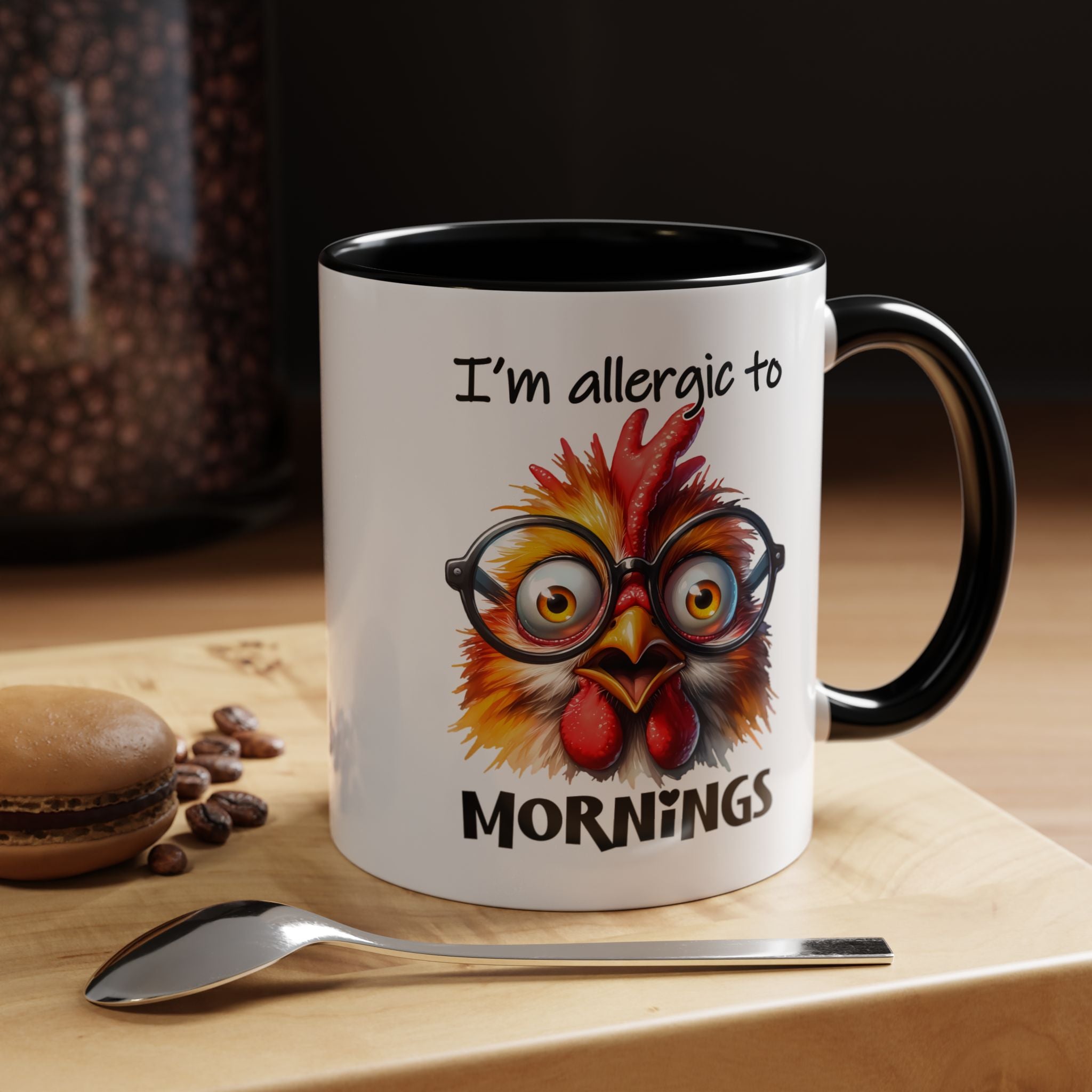 I’m Allergic to Mornings – Sleepy Humor Mug
