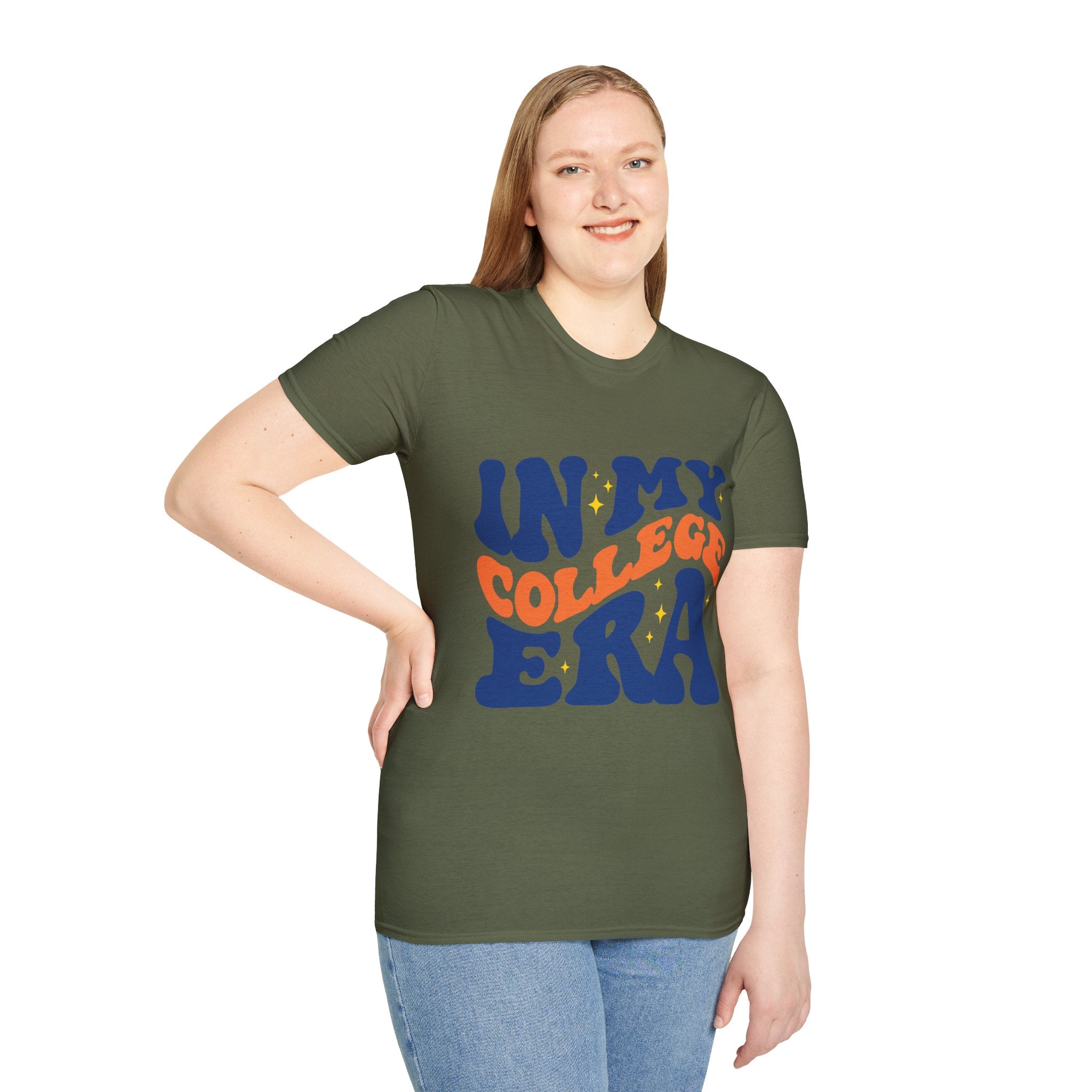 College Student T-Shirt – “In My College Era” Fun Campus Life Tee for Students, Grads, and School Spirit