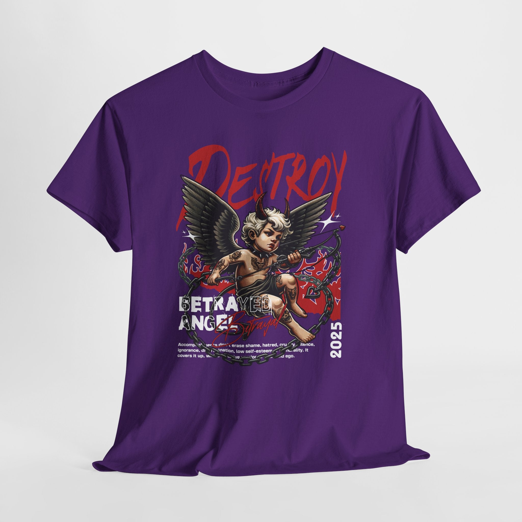 Destroyed Innocence: Betrayed Angel Streetwear Graphic
