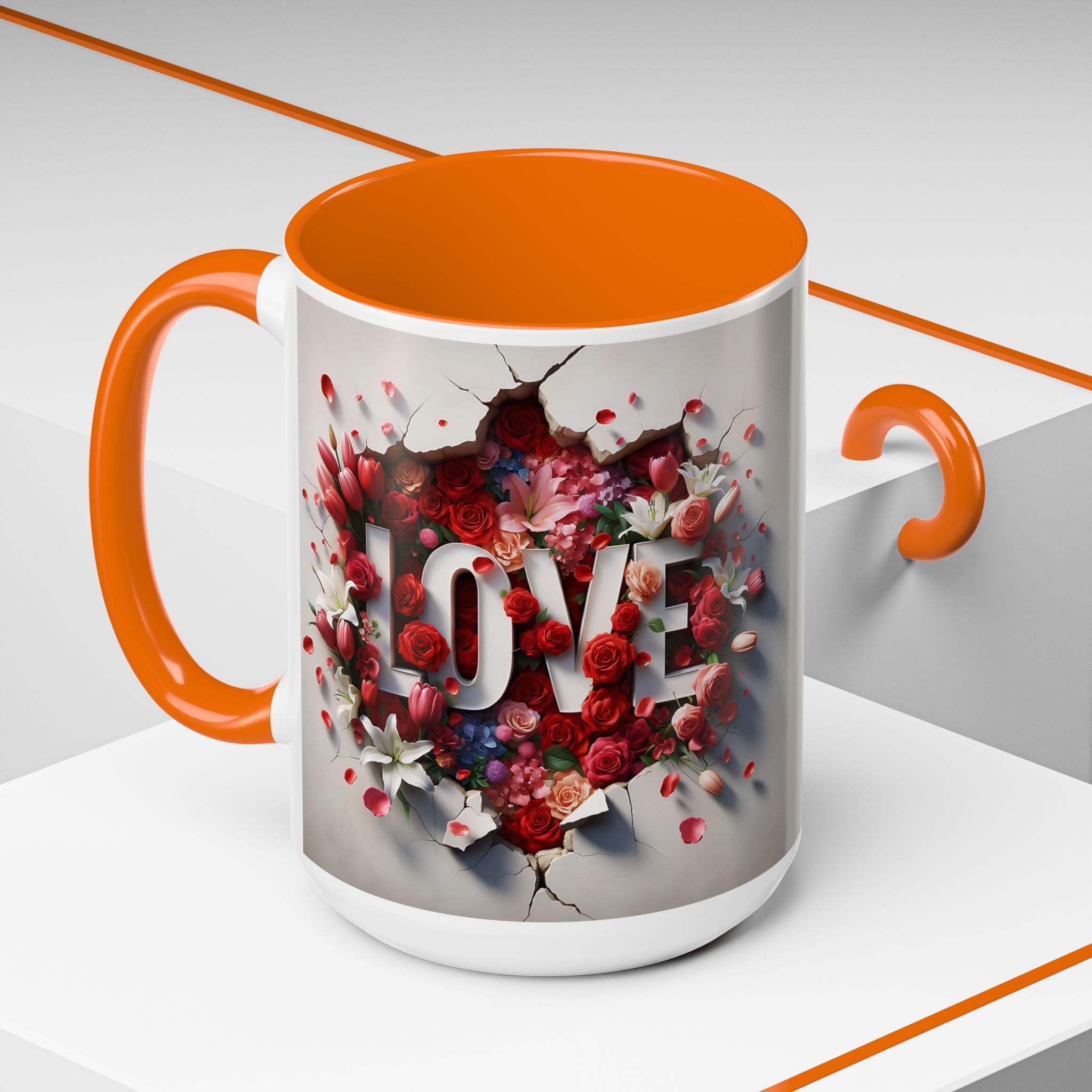 Love Mum Floral Coffee Mug
