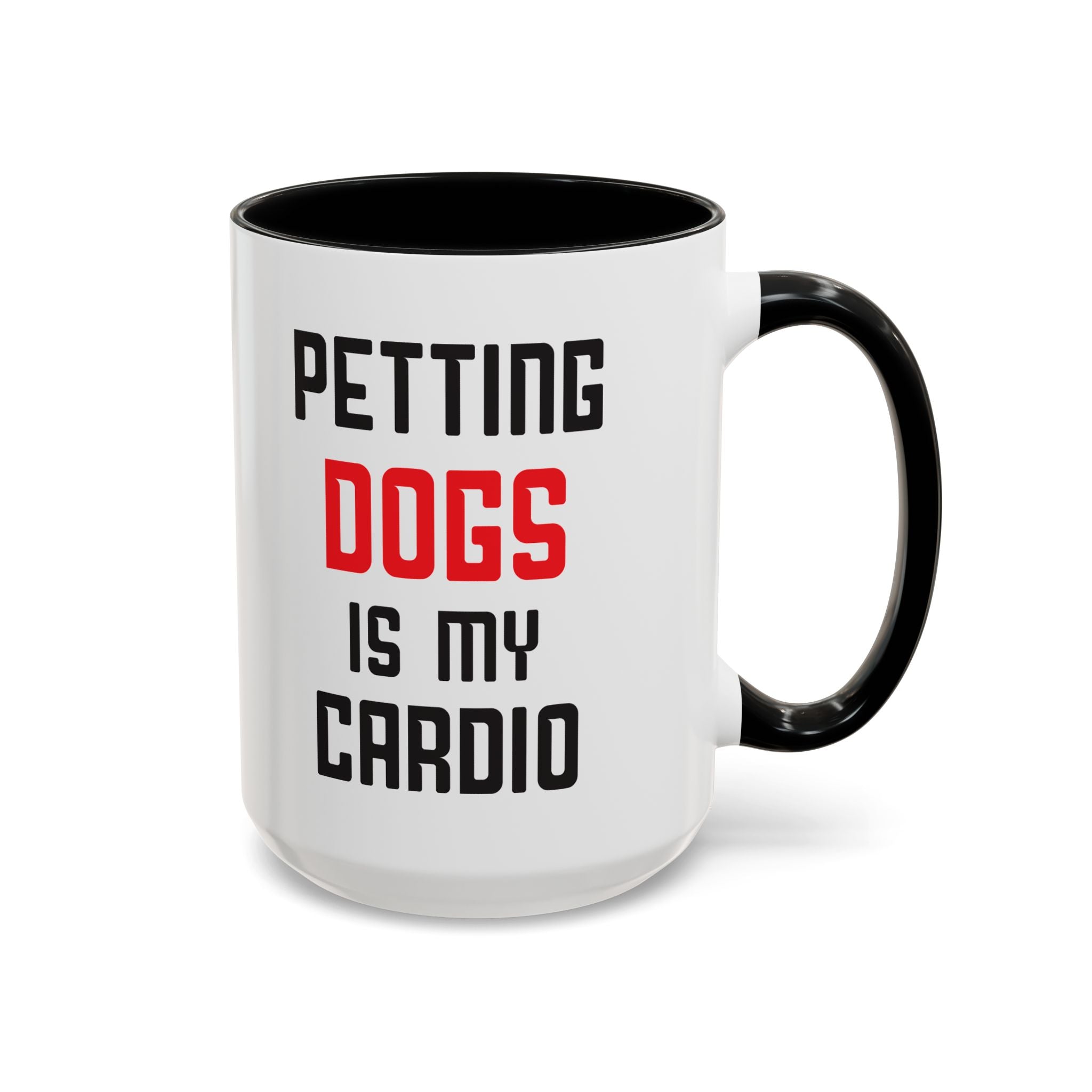 Dog Lover Coffee Mug – 11oz & 15oz Funny Pet Quote, Colorful Interior