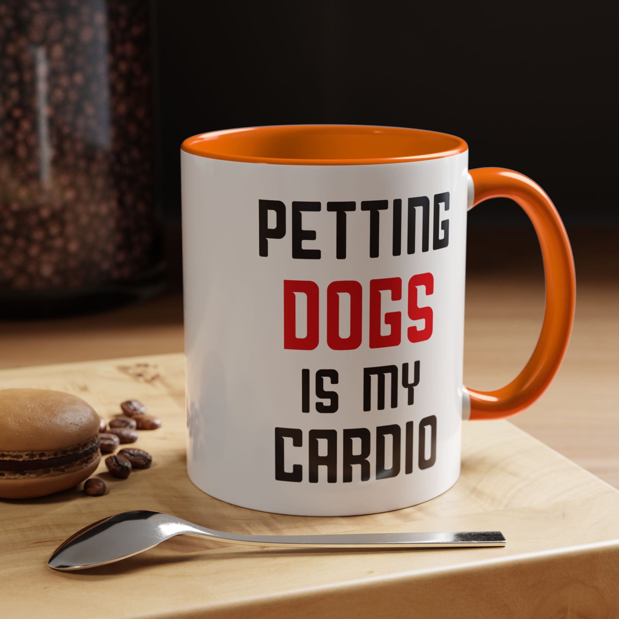 Dog Lover Coffee Mug – 11oz & 15oz Funny Pet Quote, Colorful Interior