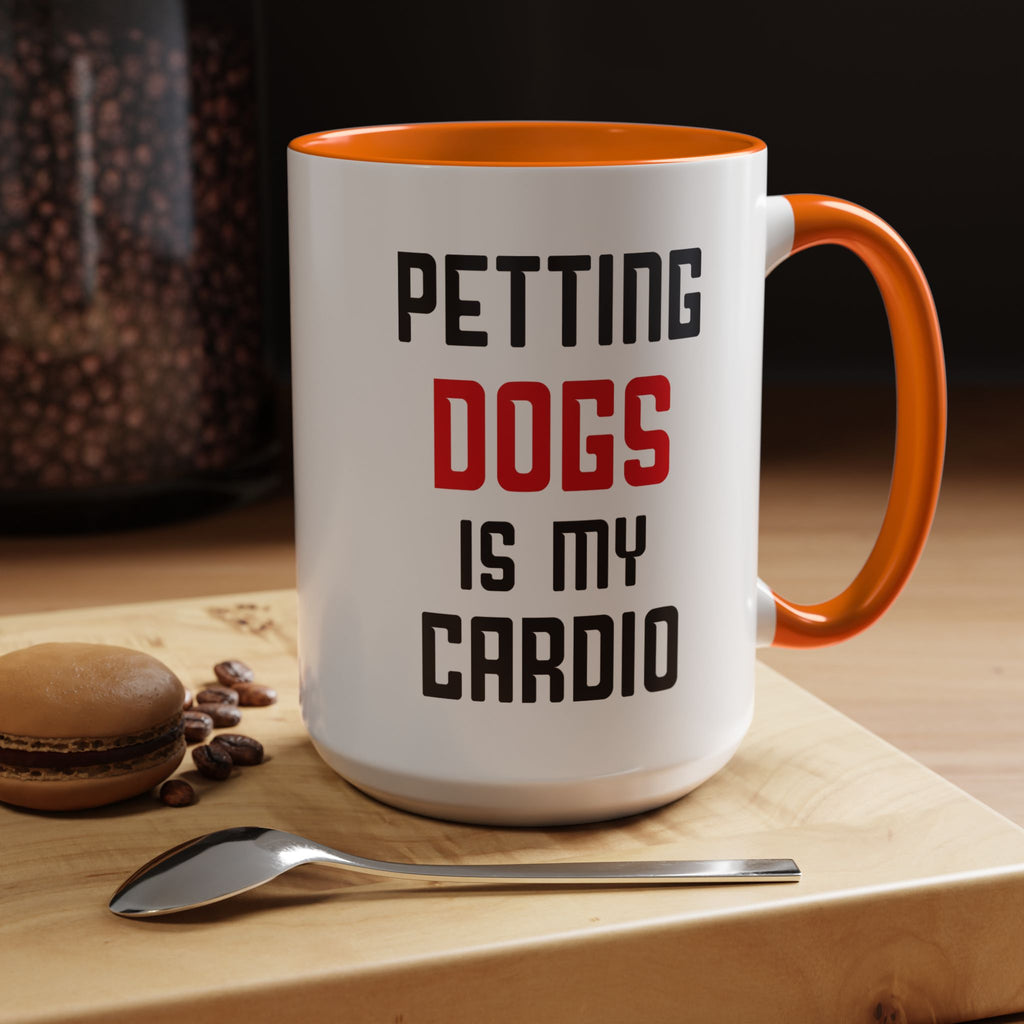 Dog Lover Coffee Mug – 11oz & 15oz Funny Pet Quote, Colorful Interior