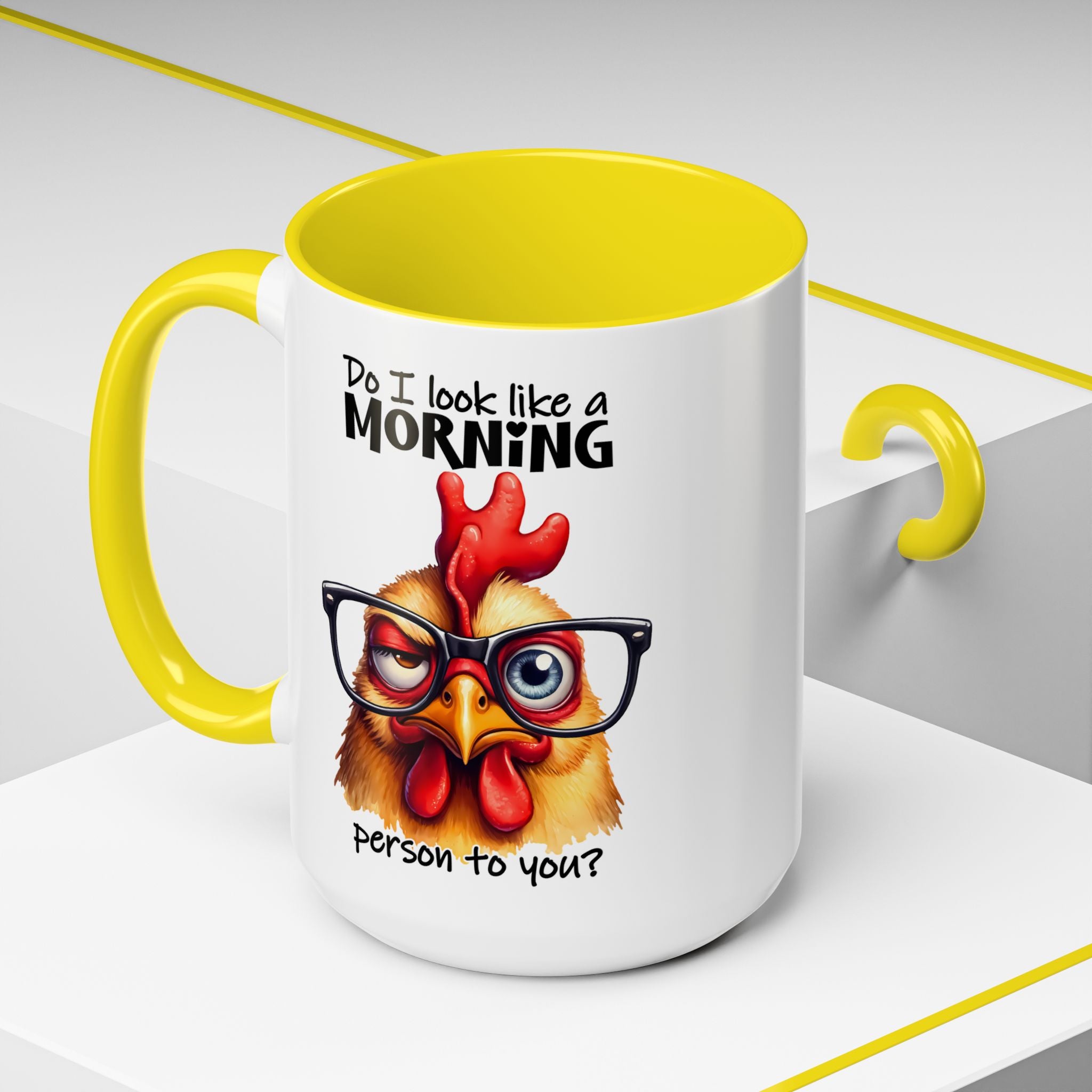 Do I Look Like a Morning Person? – Serious Chicken Mug