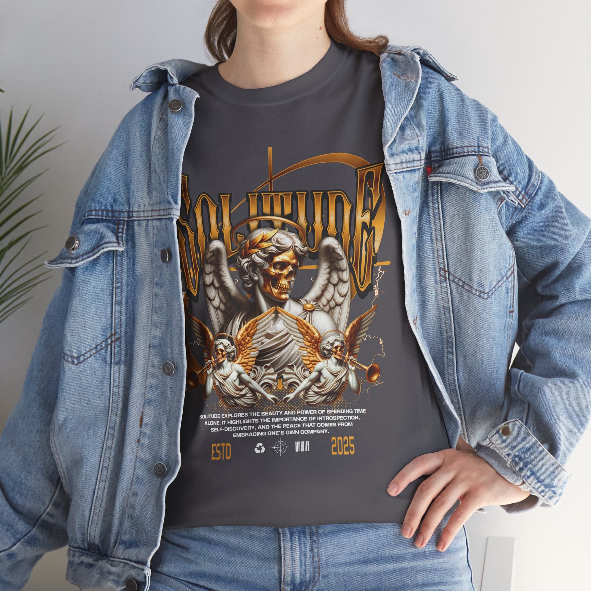 "Wings of Sin" - Gothic T-Shirt Design