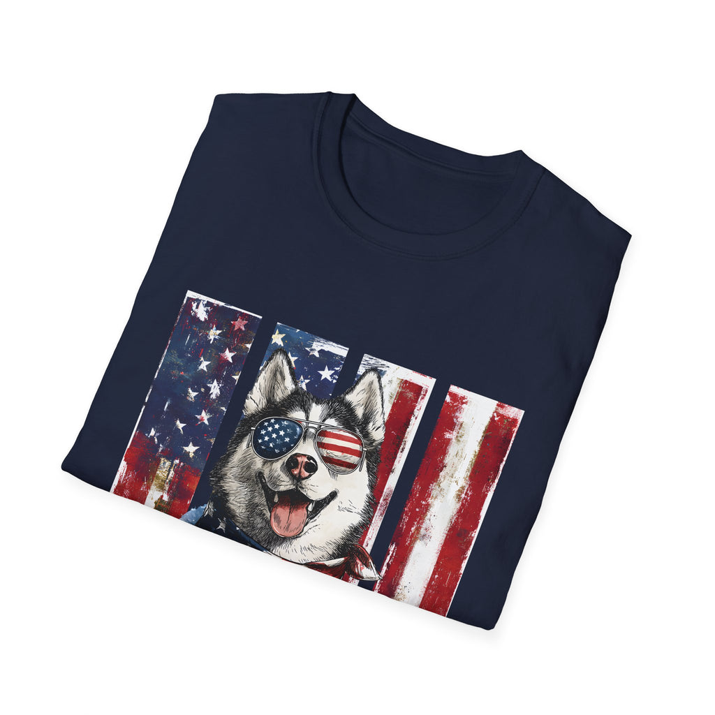 Patriotic Paws: Siberian Husky Edition