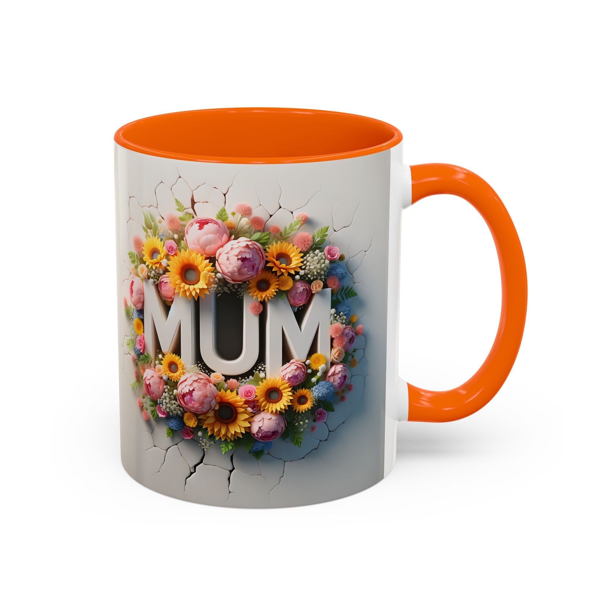 Love Mum Floral Coffee Mug