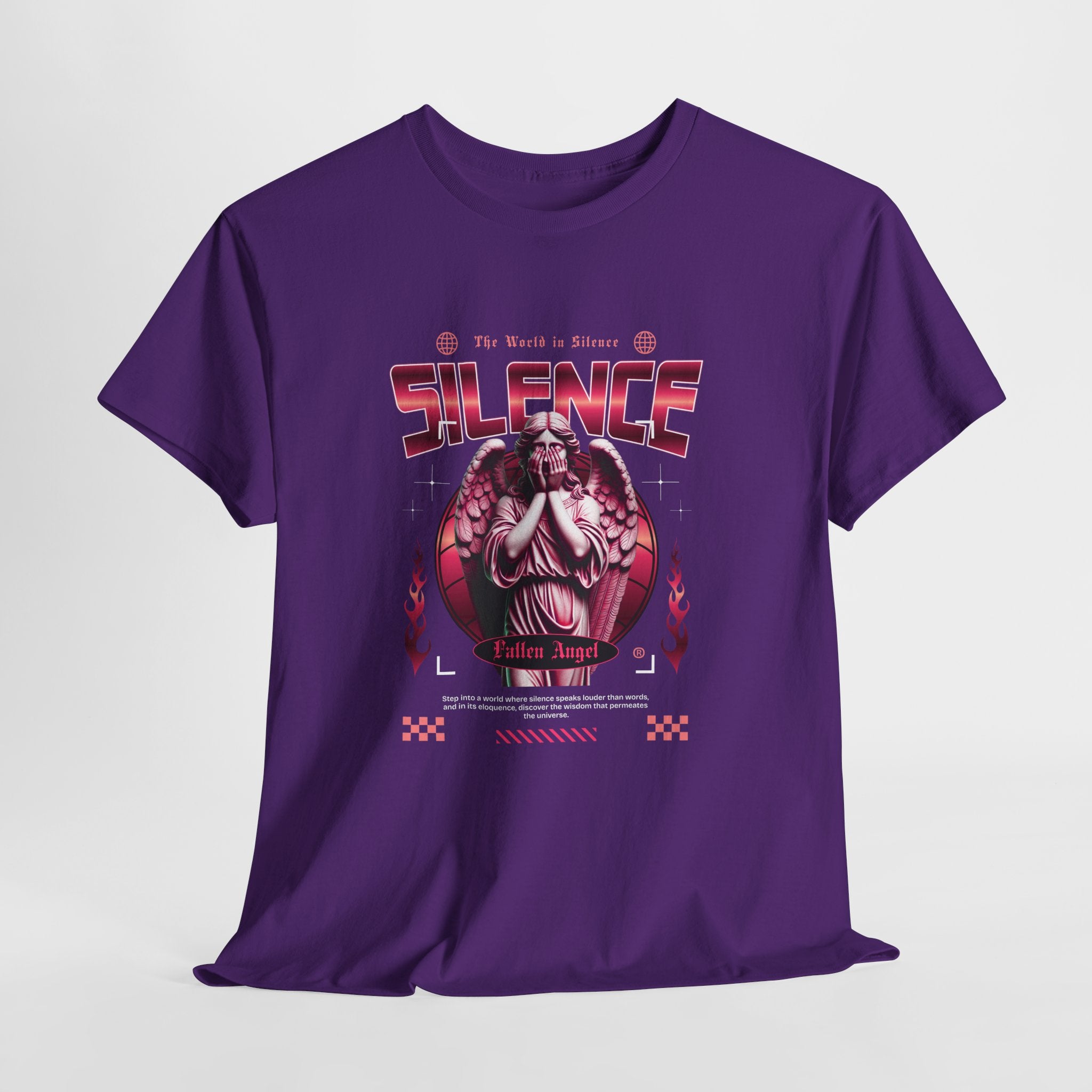 Echoes of Silence: Fallen Angel Streetwear Art