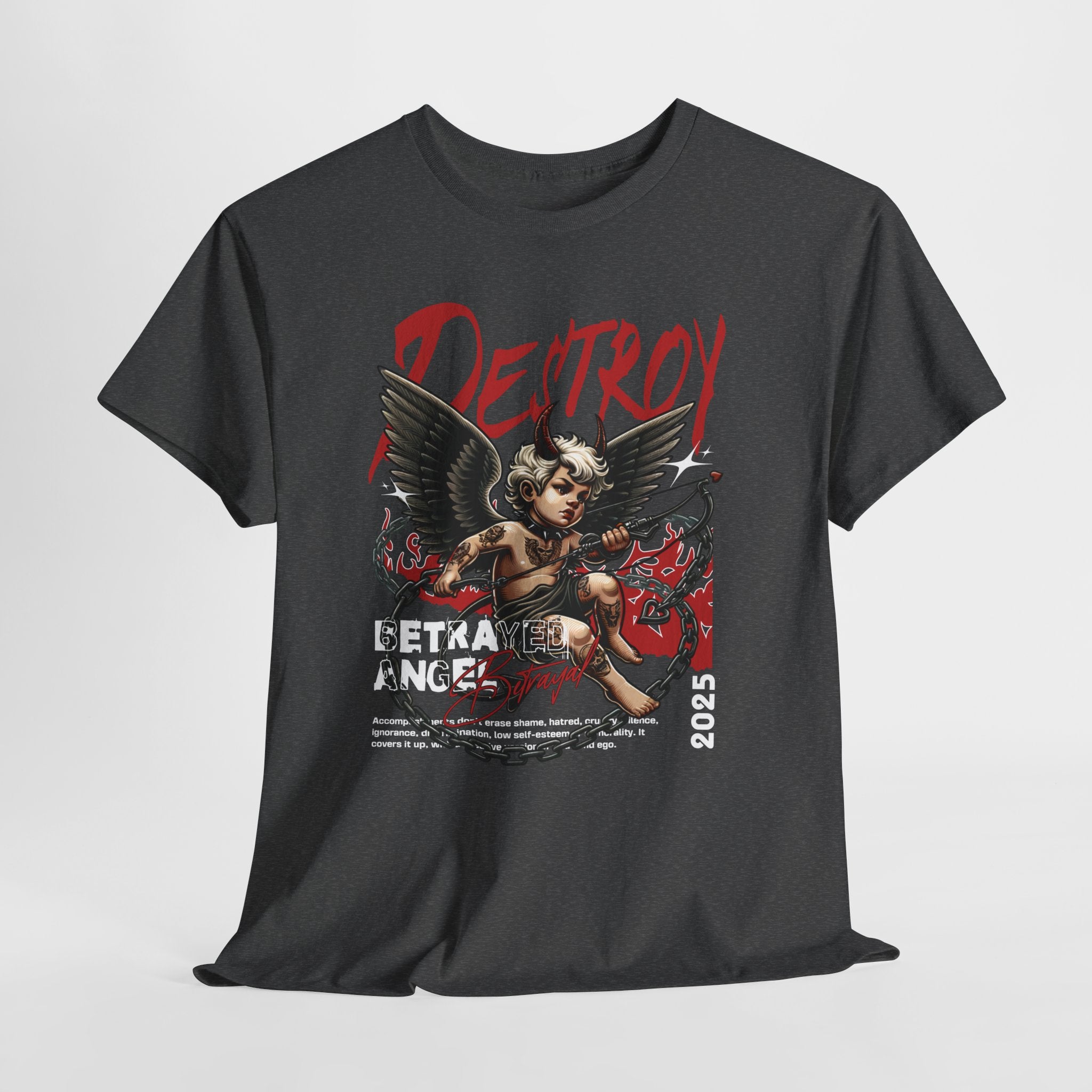 Destroyed Innocence: Betrayed Angel Streetwear Graphic
