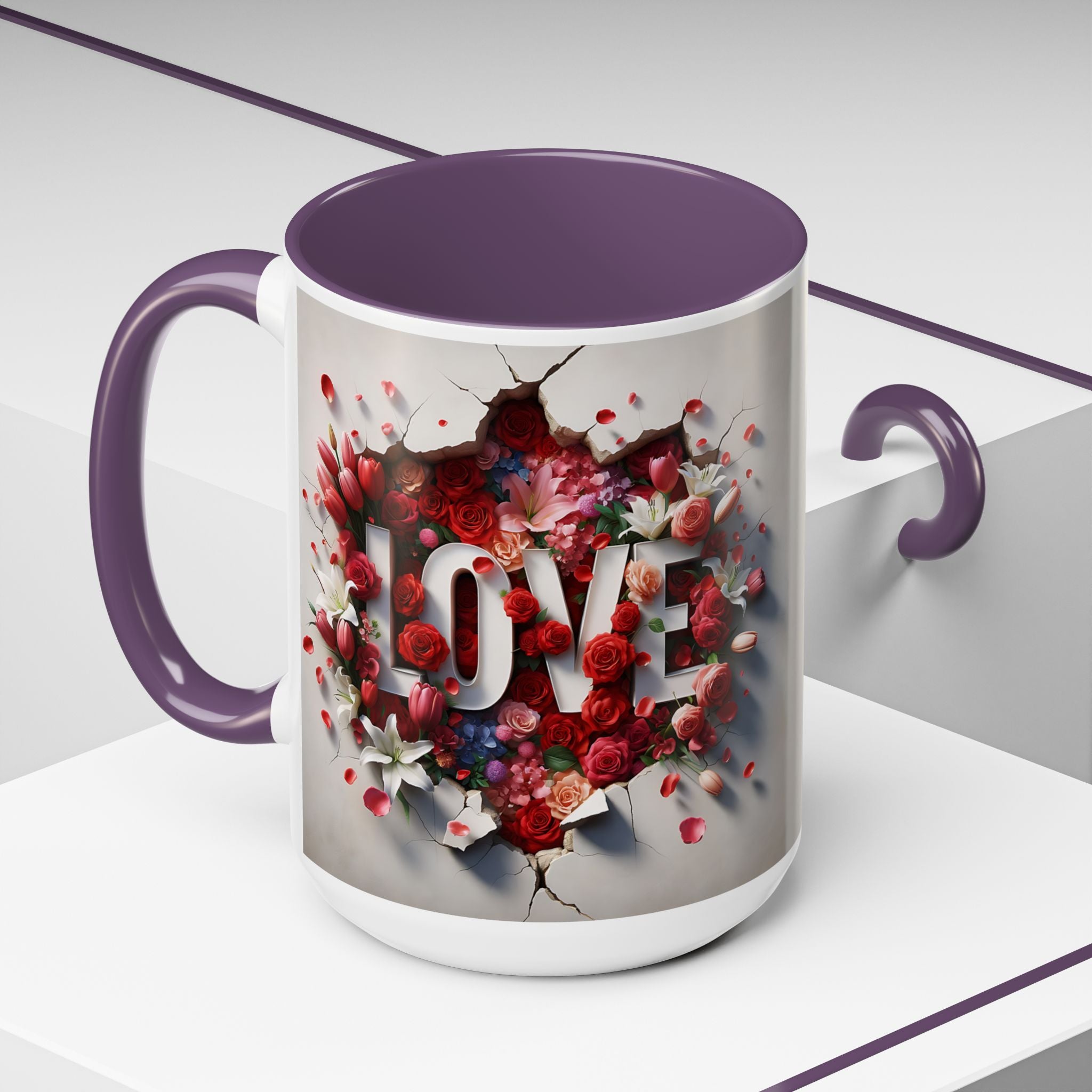 Love Mum Floral Coffee Mug