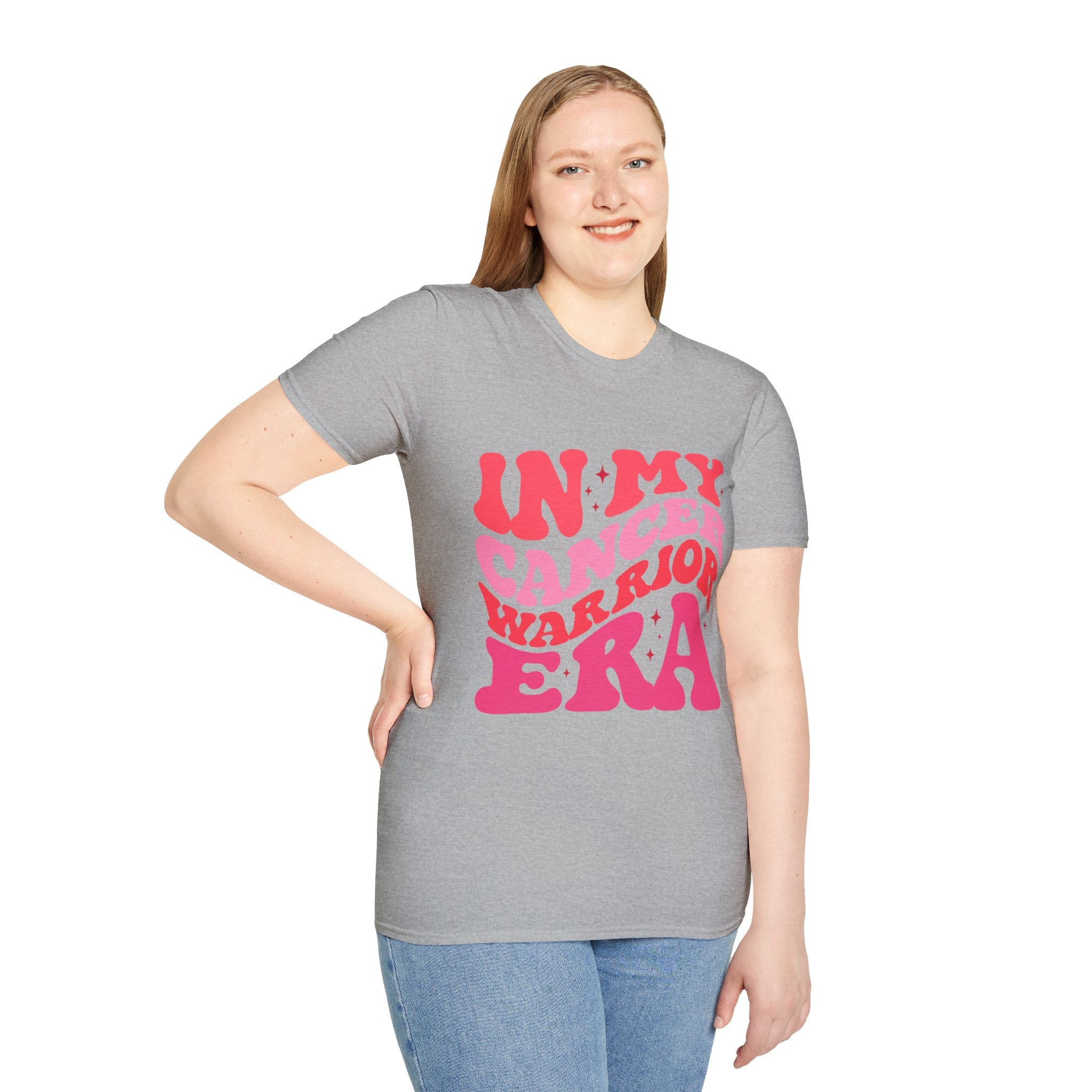 Inspirational T-Shirt – “In My Cancer Warrior Era” Support Tee for Cancer Survivors, Fighters, and Awareness Events