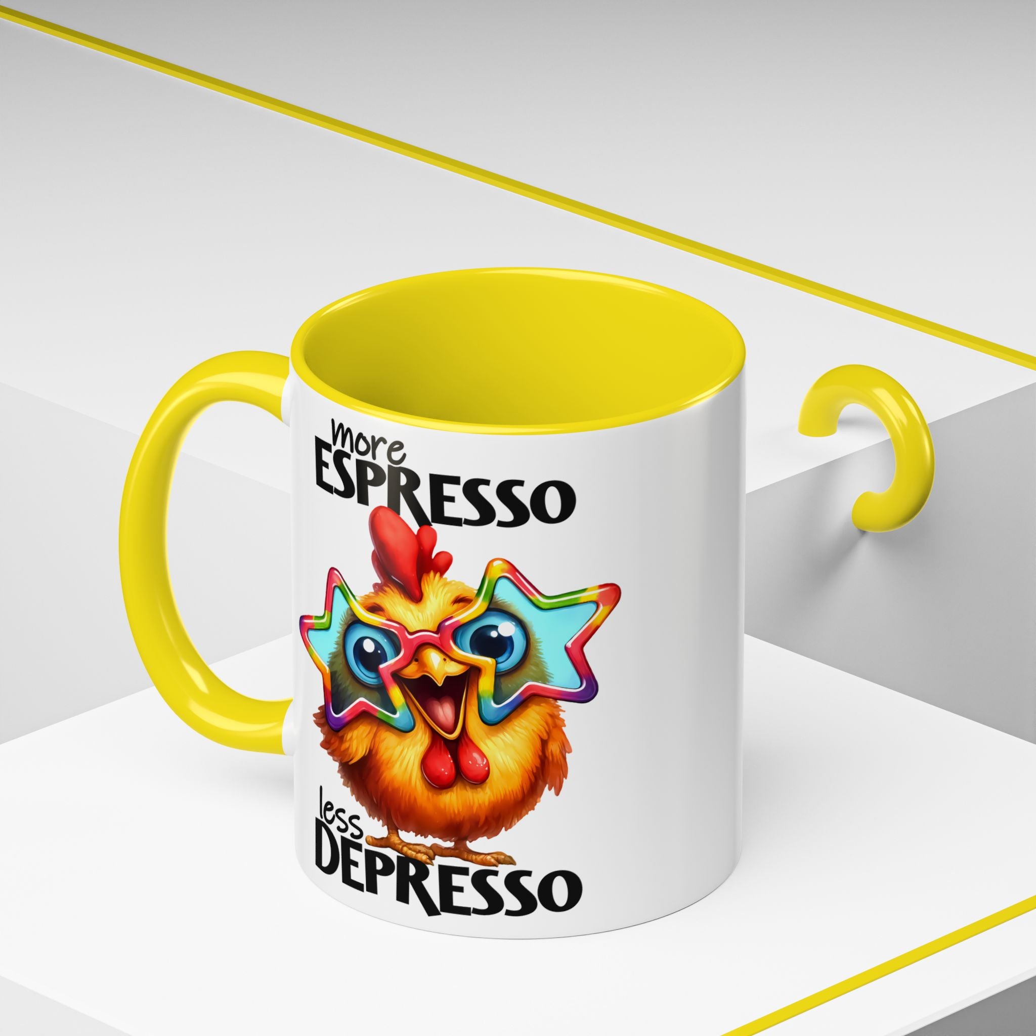 More Espresso, Less Depresso – Mood-Boosting Mug