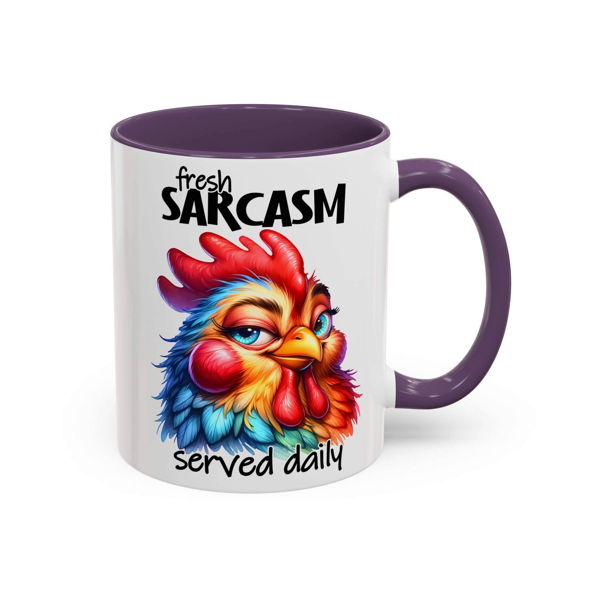 Fresh Sarcasm Served Daily – Chubby Chicken Mug
