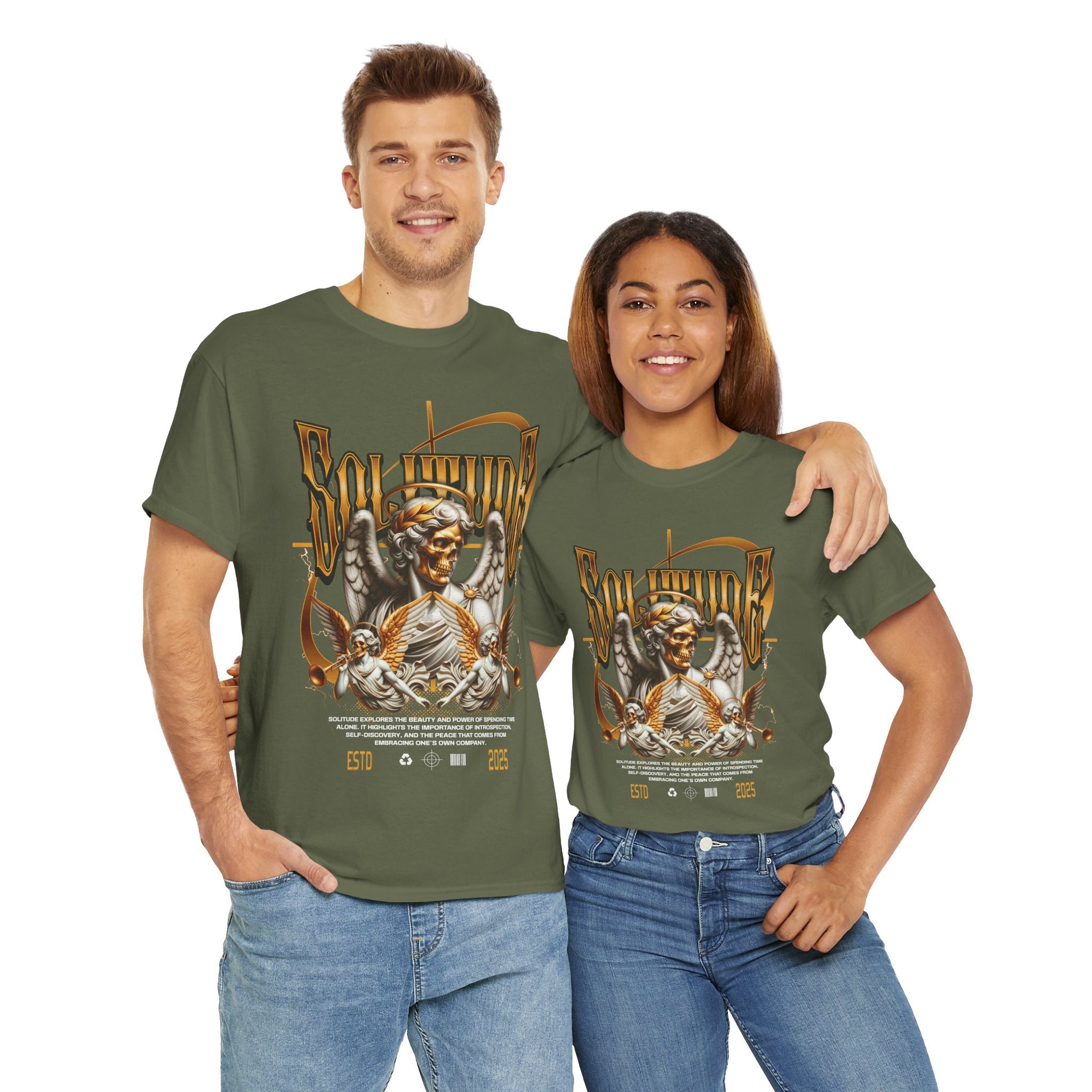 "Wings of Sin" - Gothic T-Shirt Design