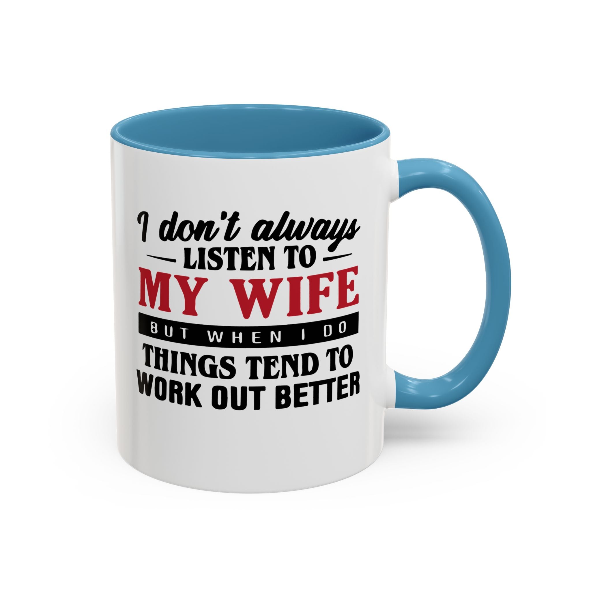 Funny Husband Coffee Mug – 11oz & 15oz Humor Quote, Colorful Interior