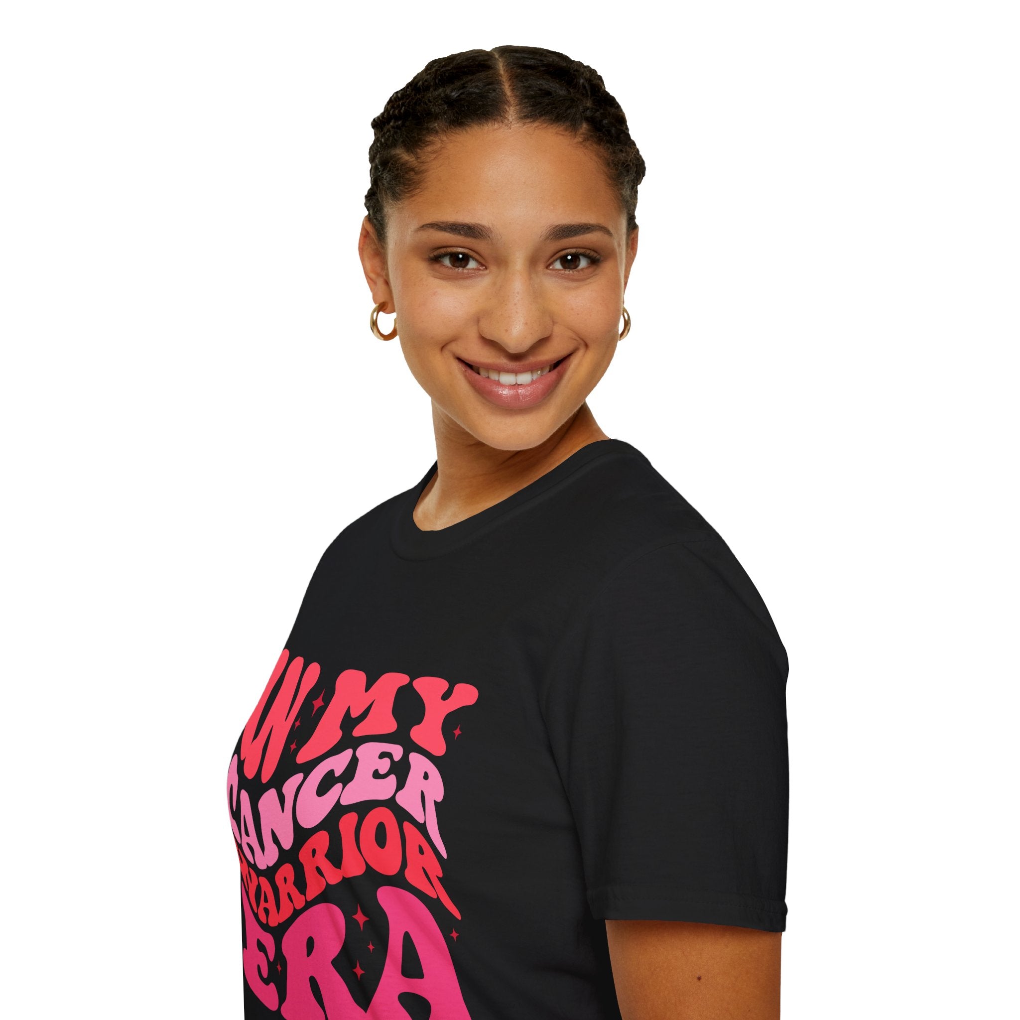 Inspirational T-Shirt – “In My Cancer Warrior Era” Support Tee for Cancer Survivors, Fighters, and Awareness Events
