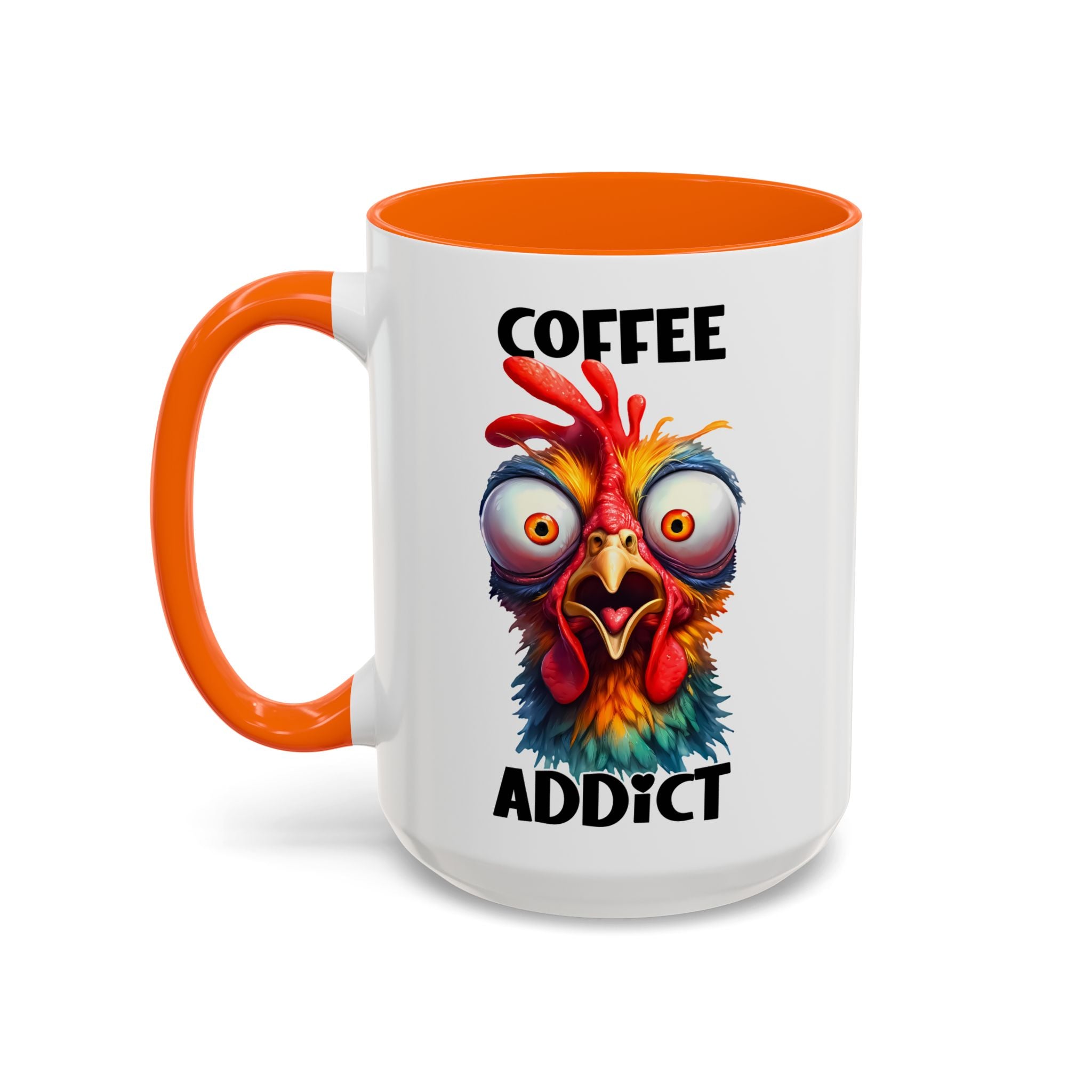 Coffee Addict – Perplexed Chicken Mug