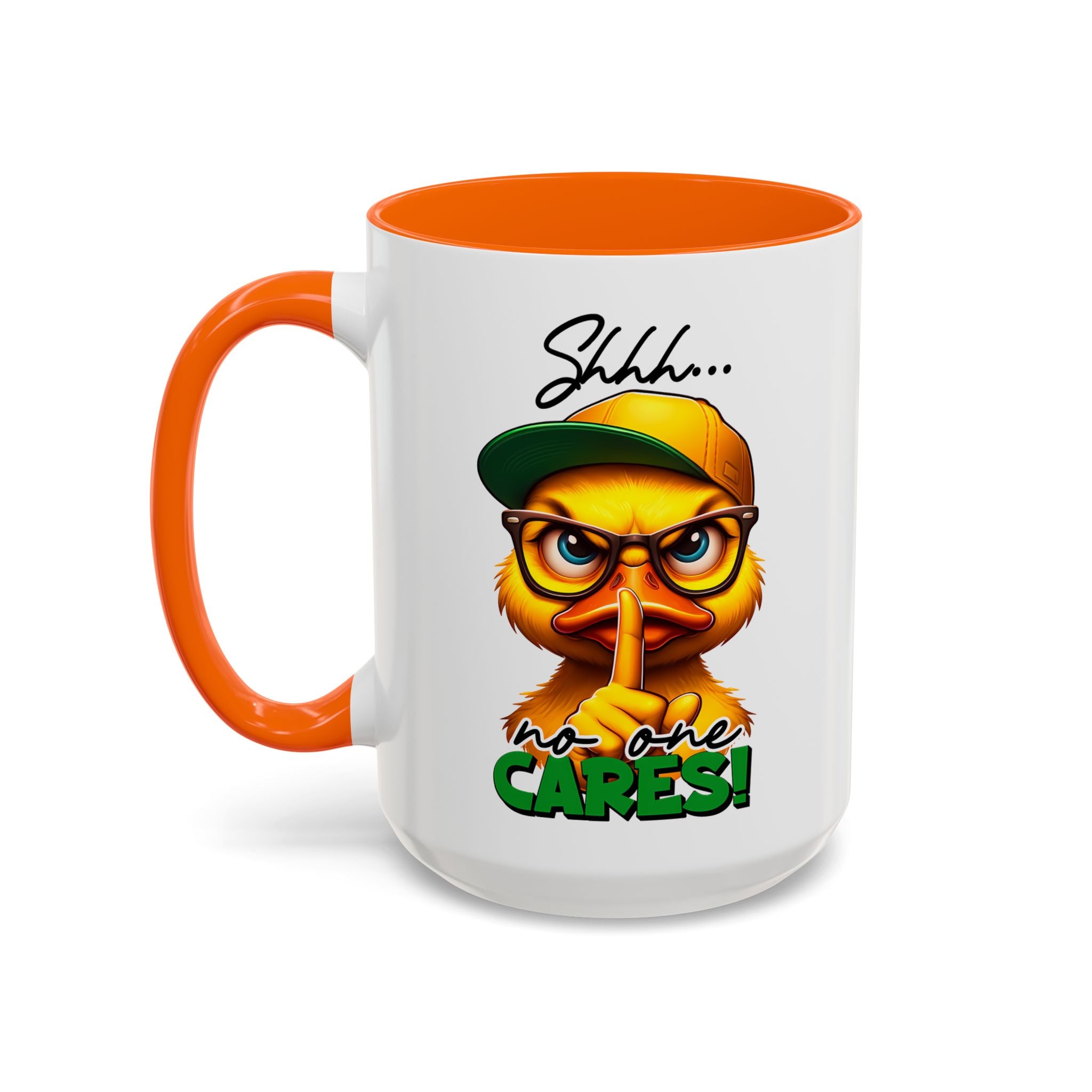 Shhh… No One Cares Duckling Mug
