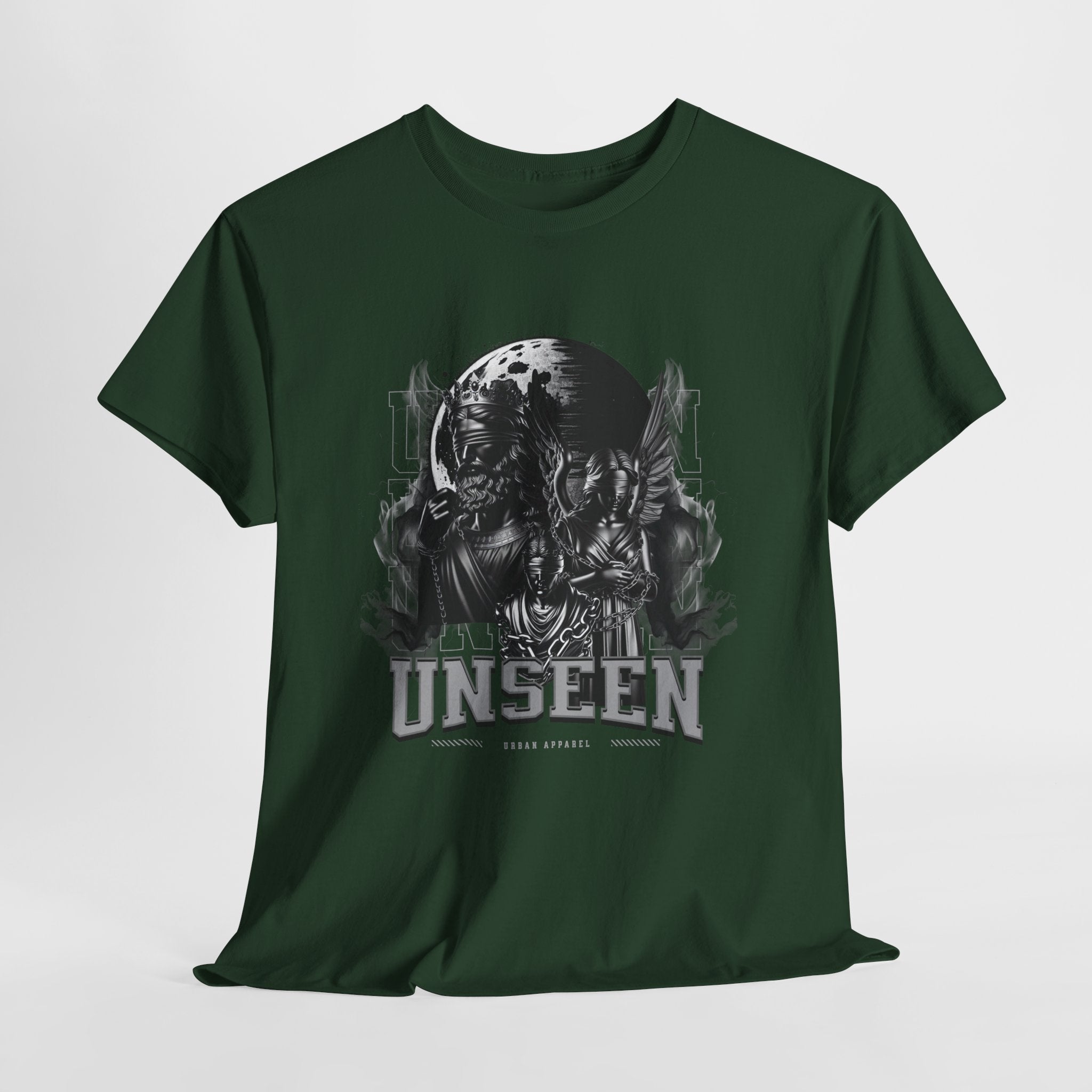 "Unseen" Blindfolded Figures with Chains - Dark Urban Apparel Digital Art