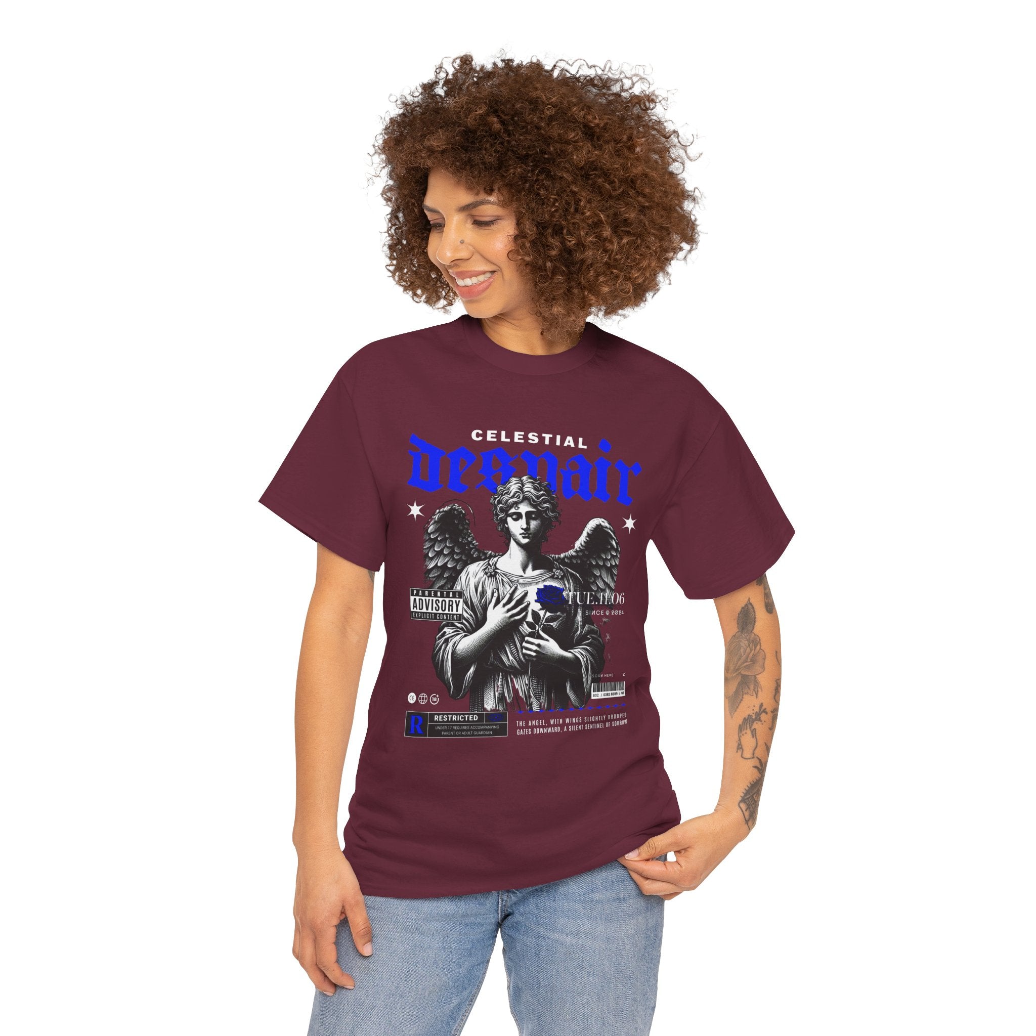 Celestial Despair Graphic T-Shirt Design