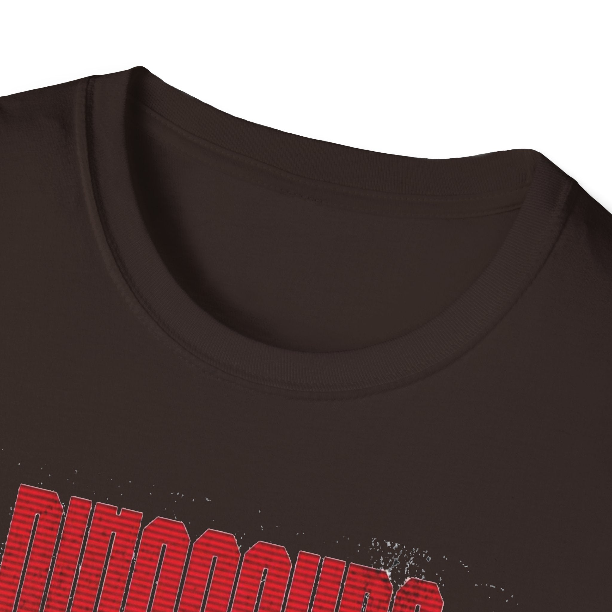 T-Rex Loading – Red Mechanical Dino Tee