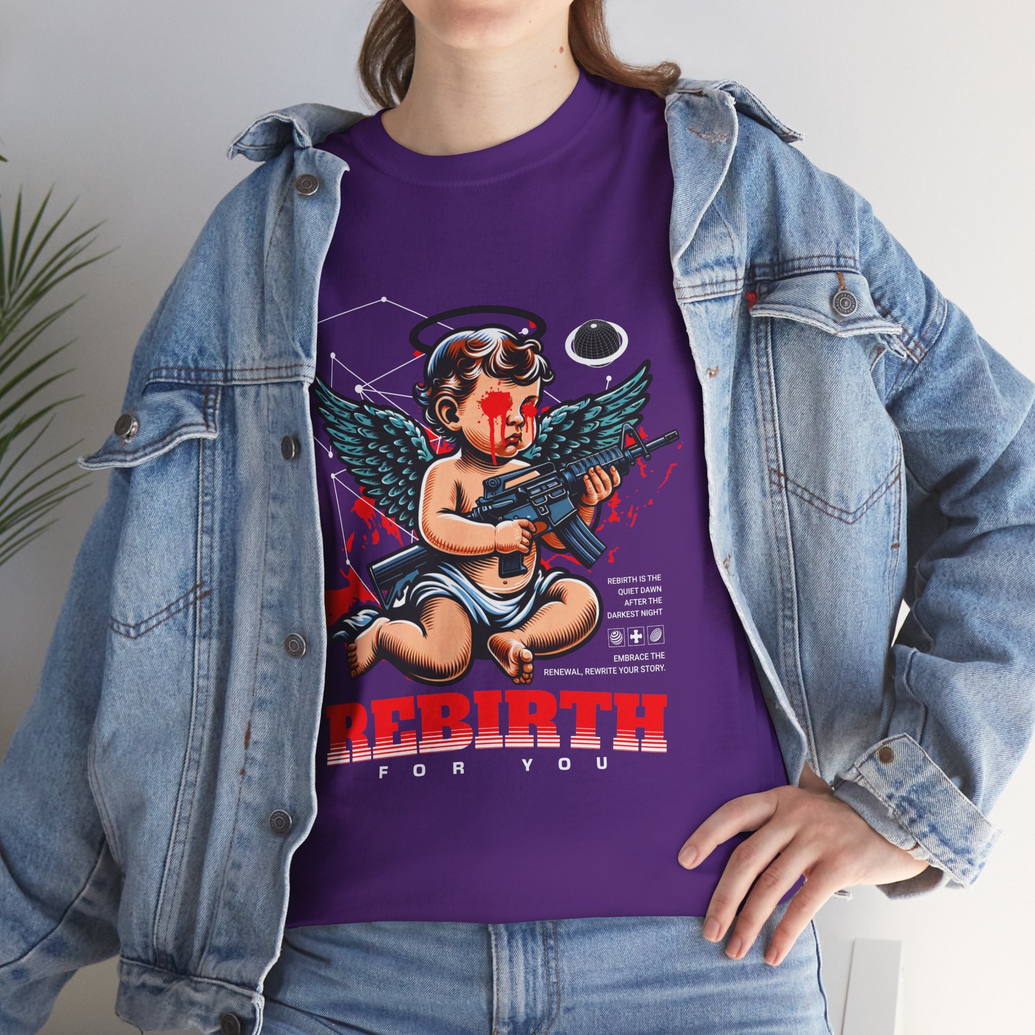 "Divine Angel" - Gothic Engraving T-Shirt Design