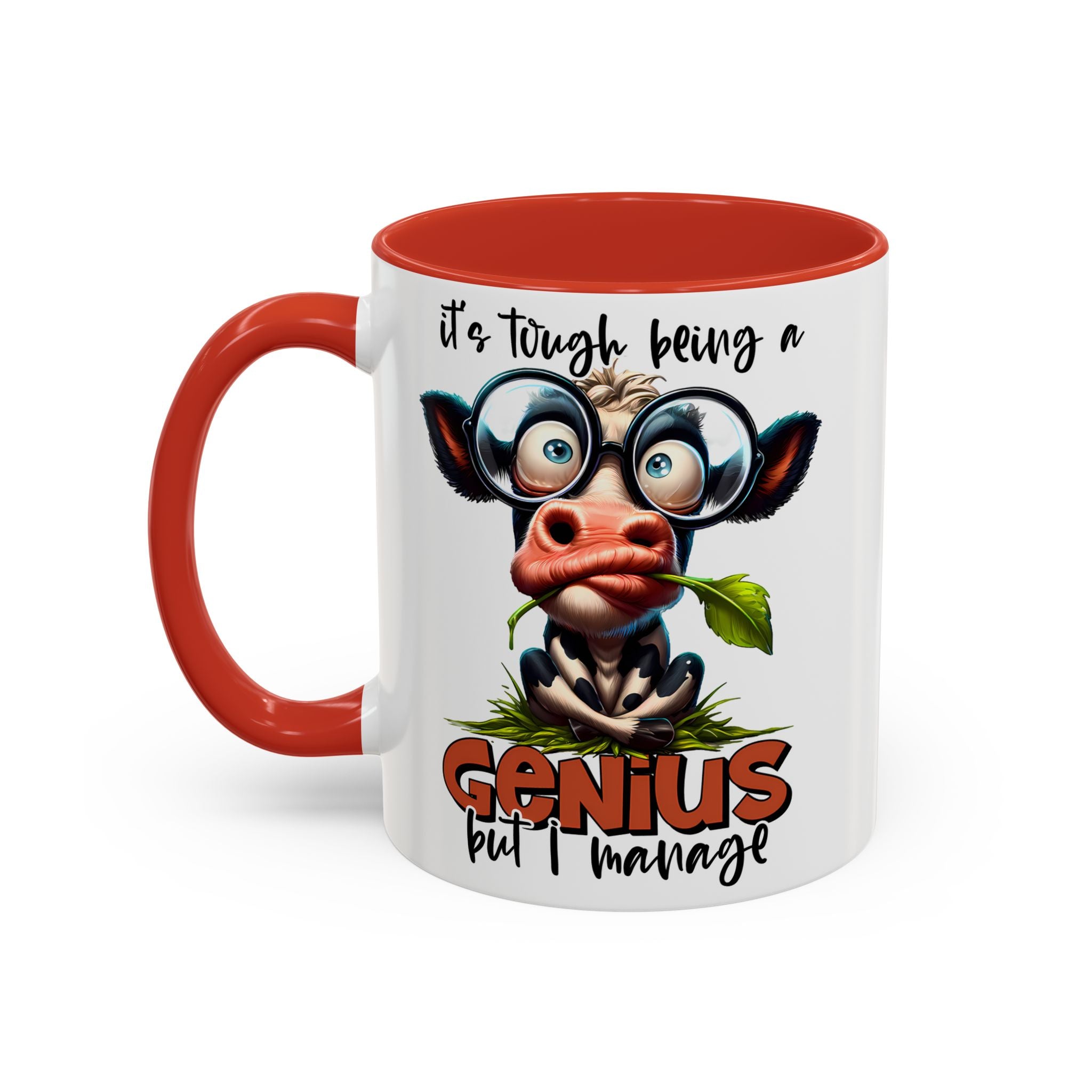 Moo-dest Genius Coffee Mug