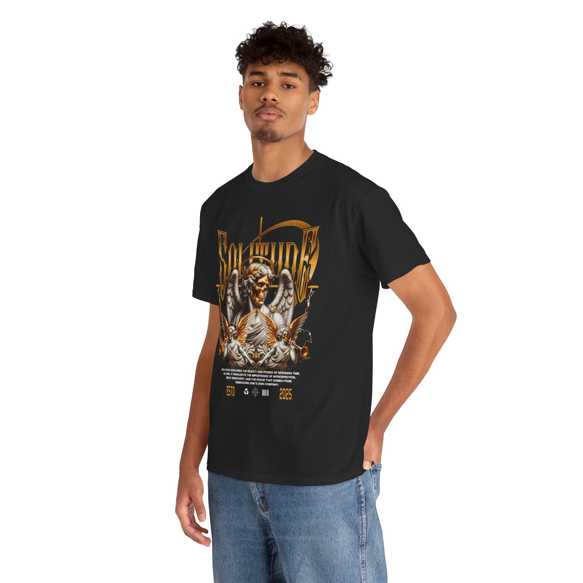 "Wings of Sin" - Gothic T-Shirt Design