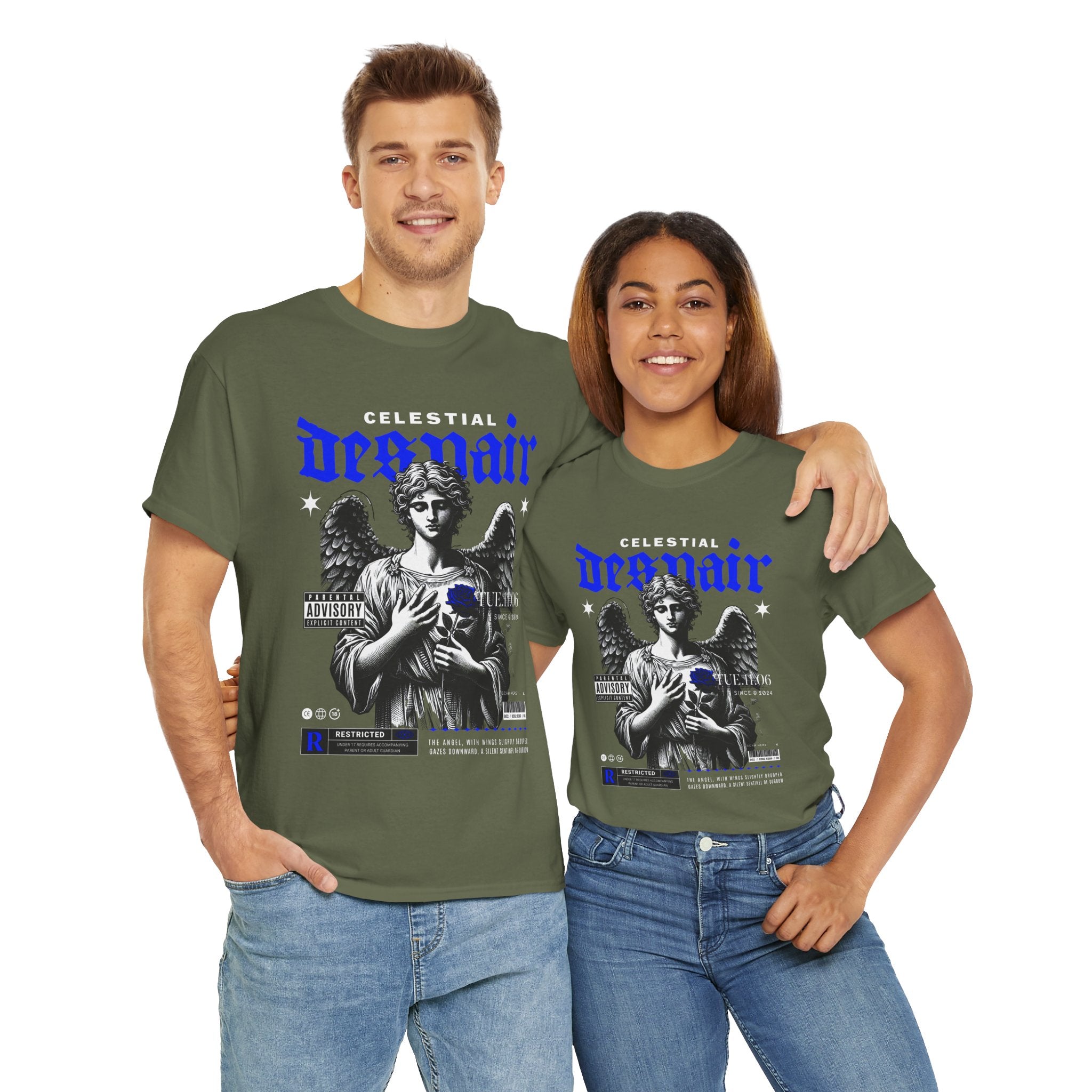 Celestial Despair Graphic T-Shirt Design