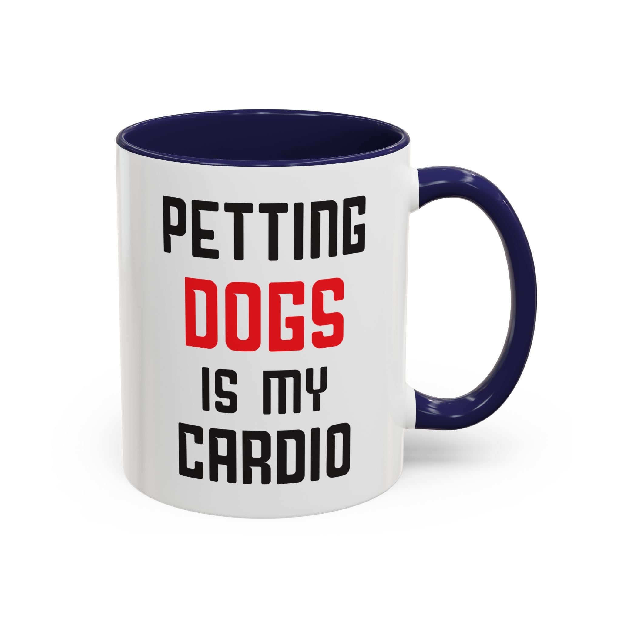 Dog Lover Coffee Mug – 11oz & 15oz Funny Pet Quote, Colorful Interior