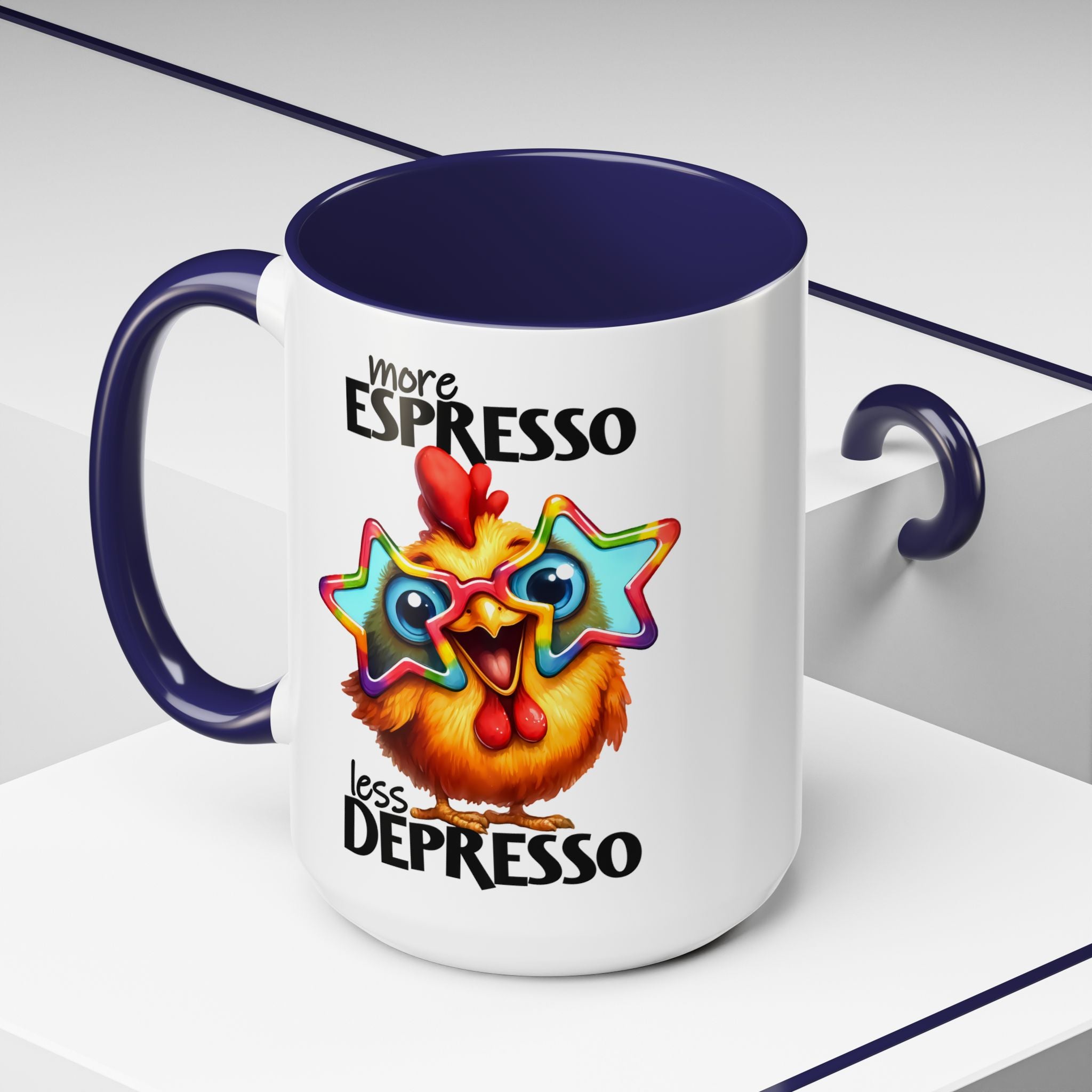More Espresso, Less Depresso – Mood-Boosting Mug