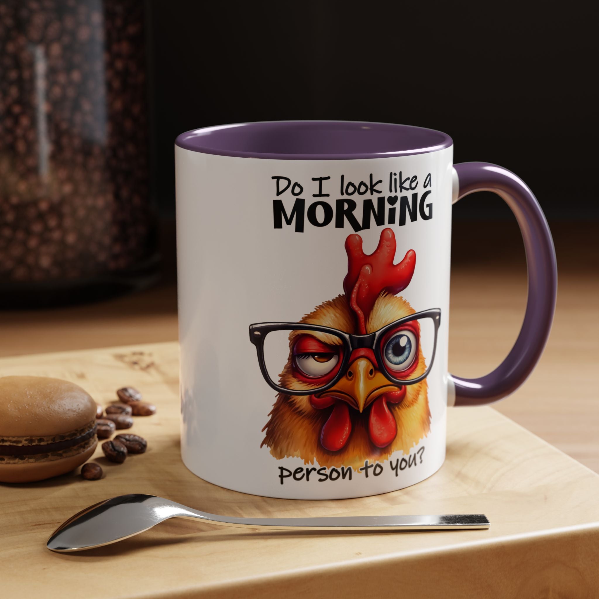 Do I Look Like a Morning Person? – Serious Chicken Mug
