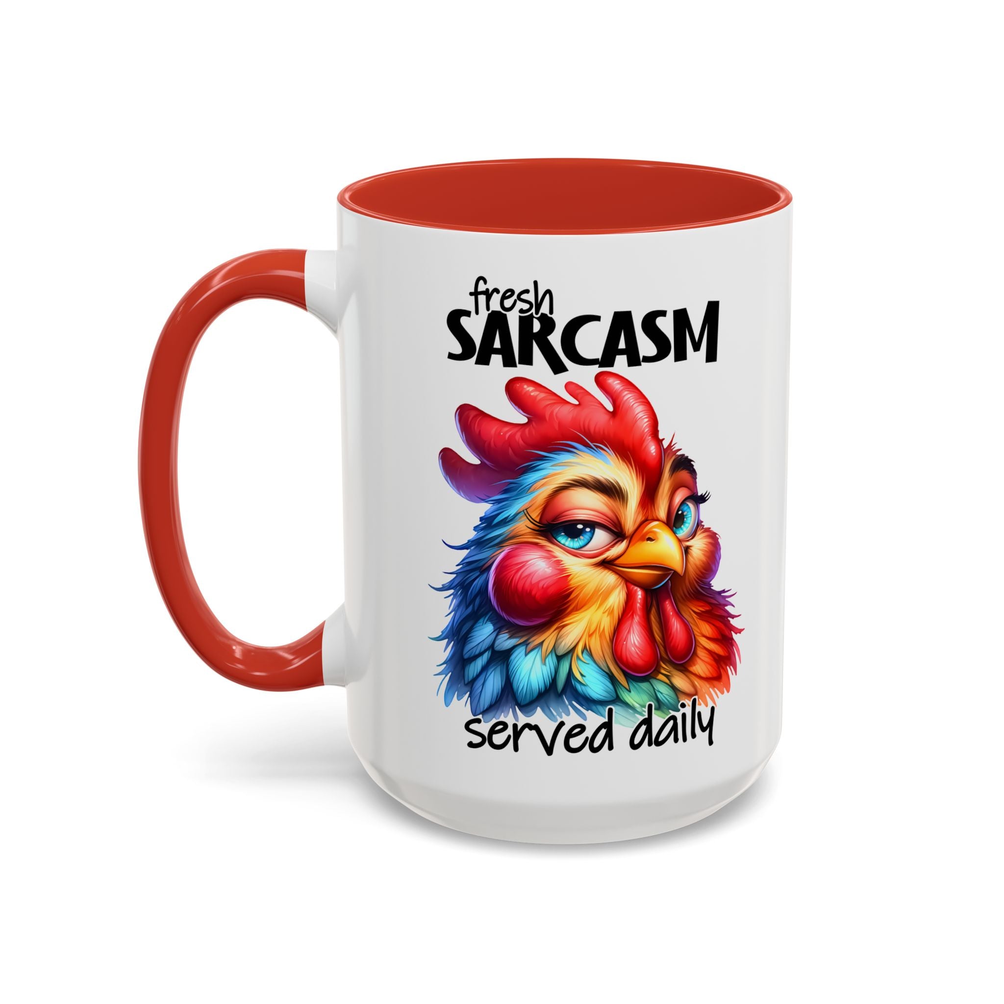 Fresh Sarcasm Served Daily – Chubby Chicken Mug
