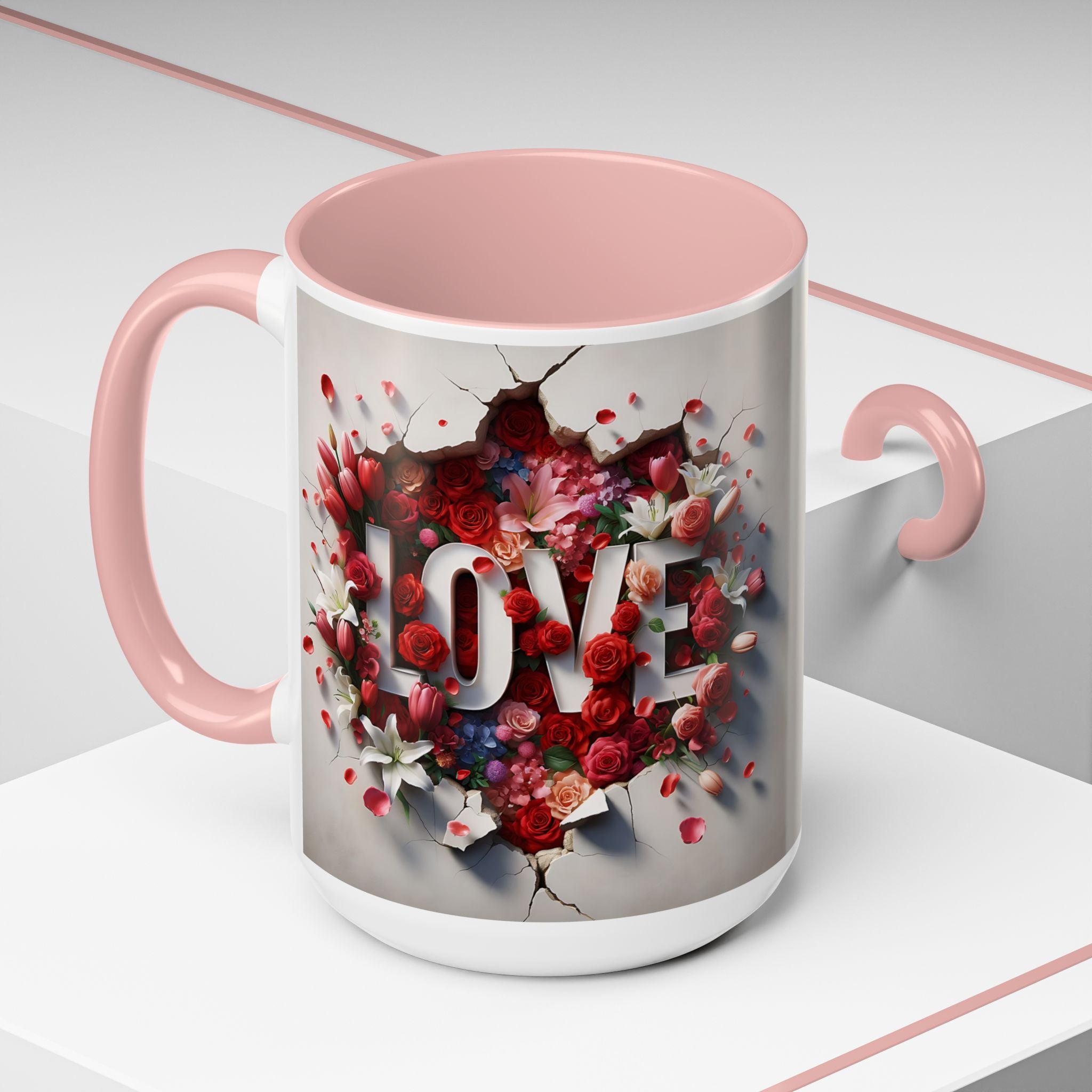 Love Mum Floral Coffee Mug