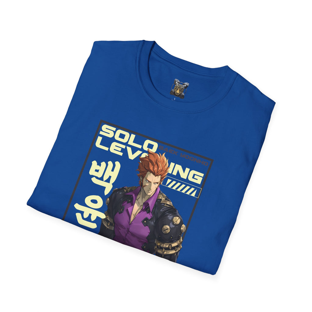 Solo Leveling T-Shirt – Baek Yoonho Anime Graphic Tee for Fans of Manhwa