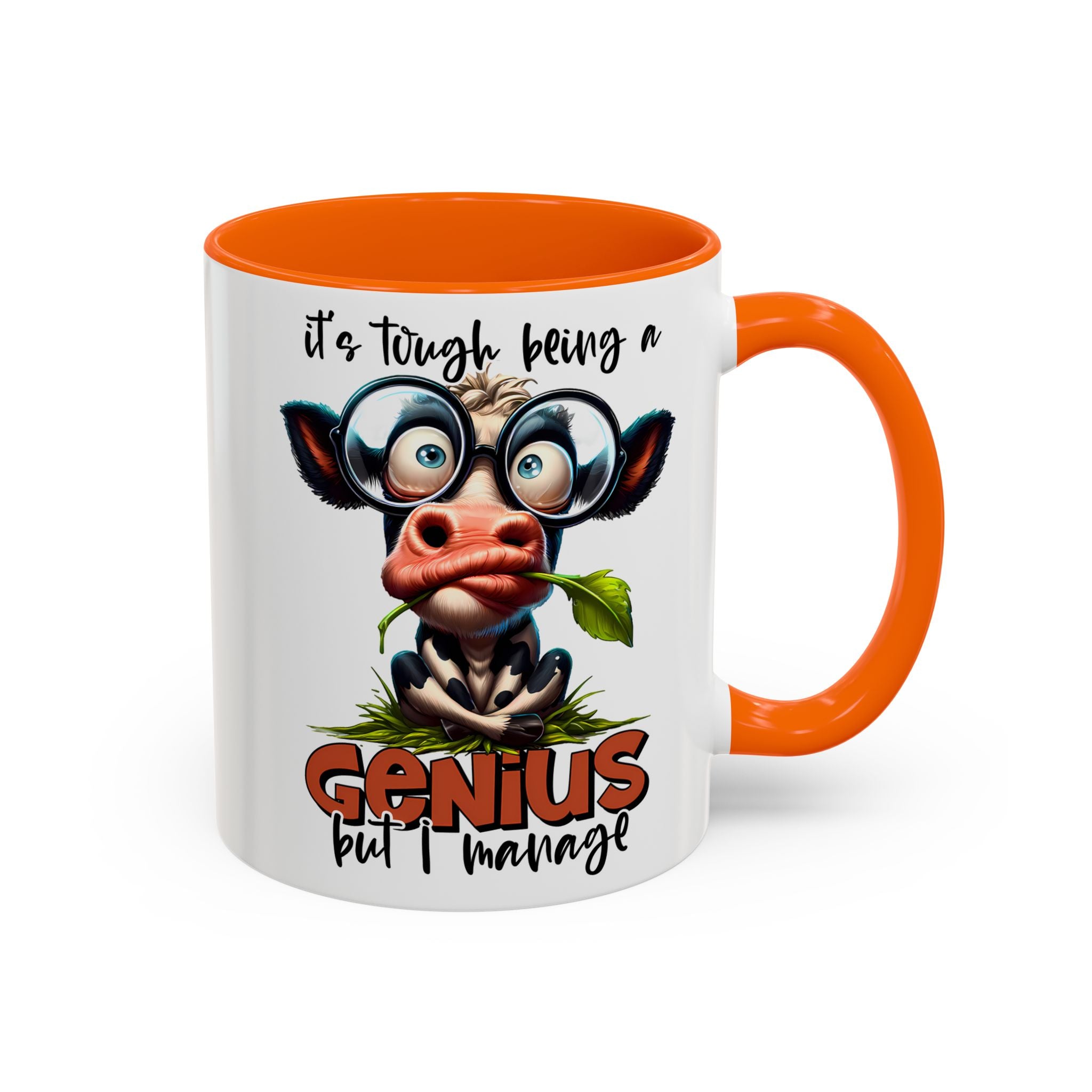 Moo-dest Genius Coffee Mug