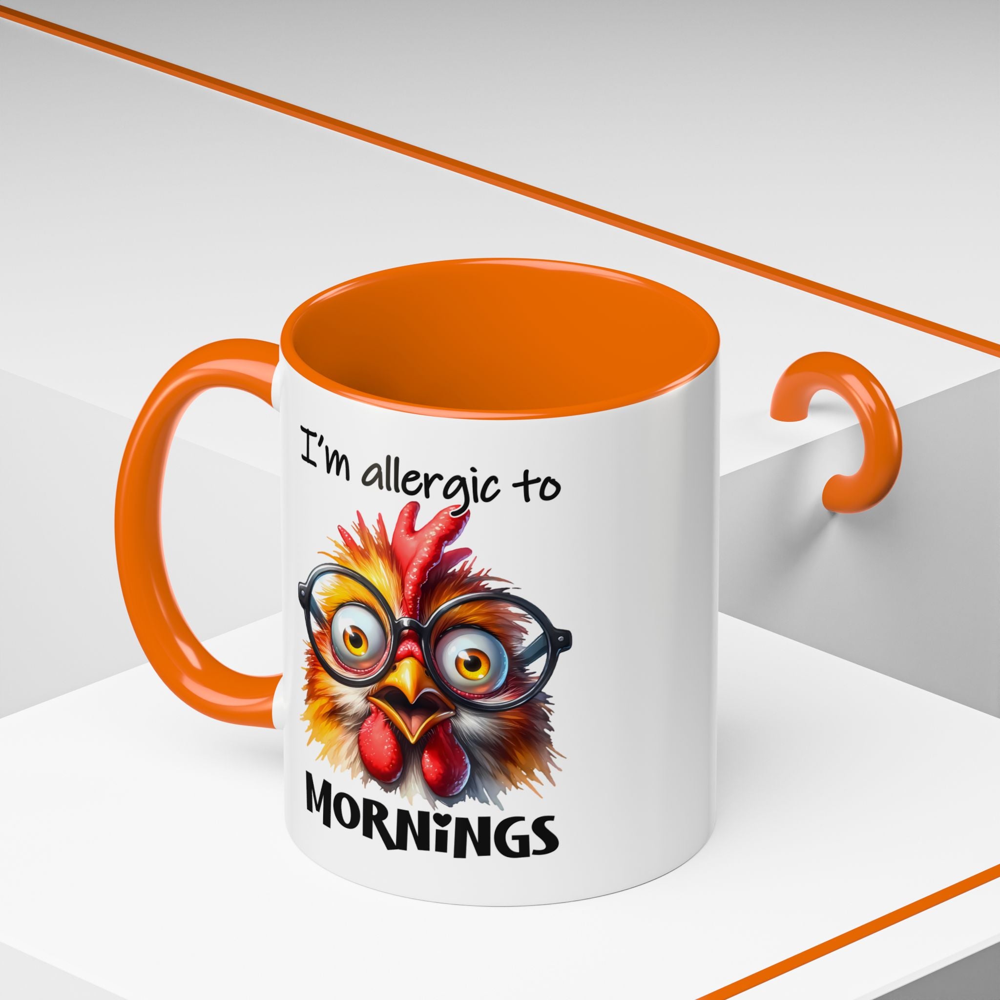 I’m Allergic to Mornings – Sleepy Humor Mug