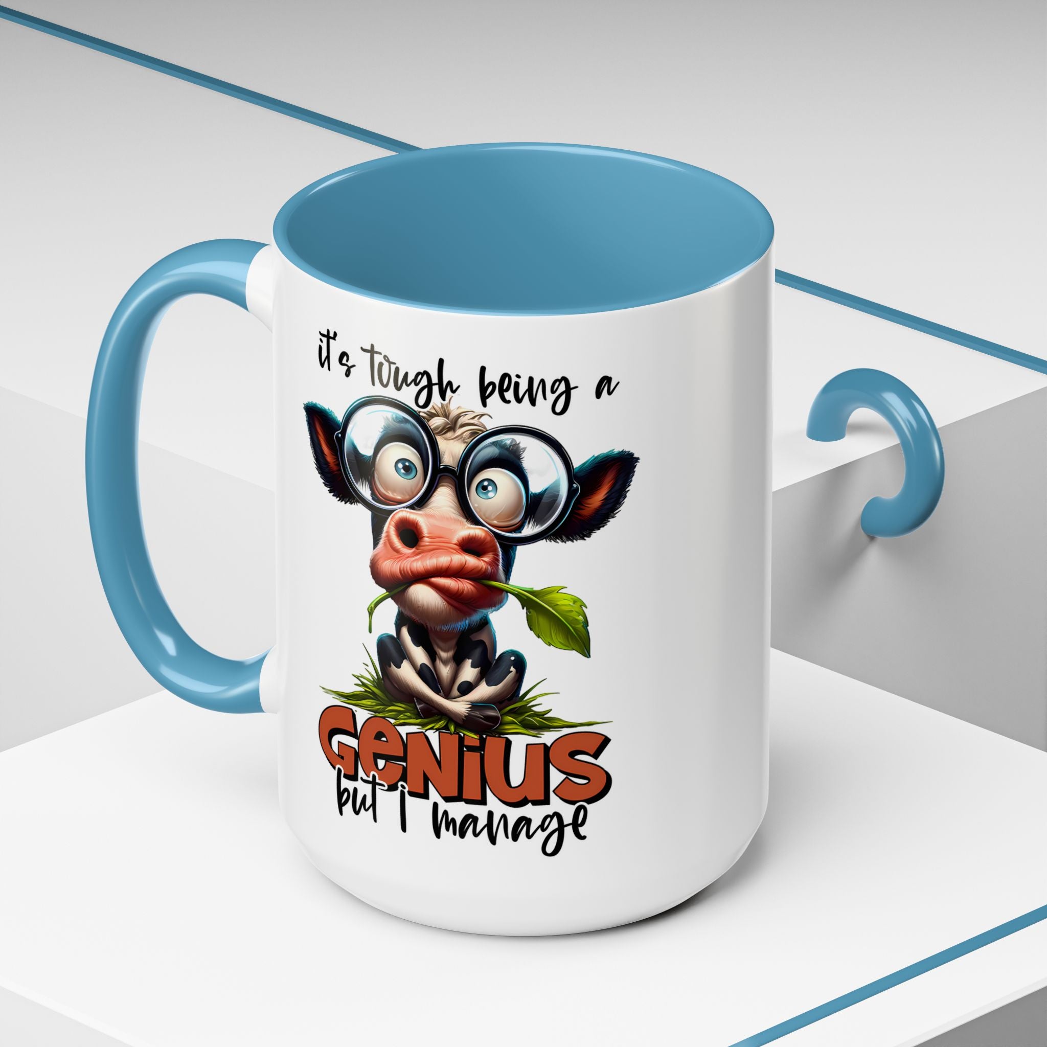 Moo-dest Genius Coffee Mug