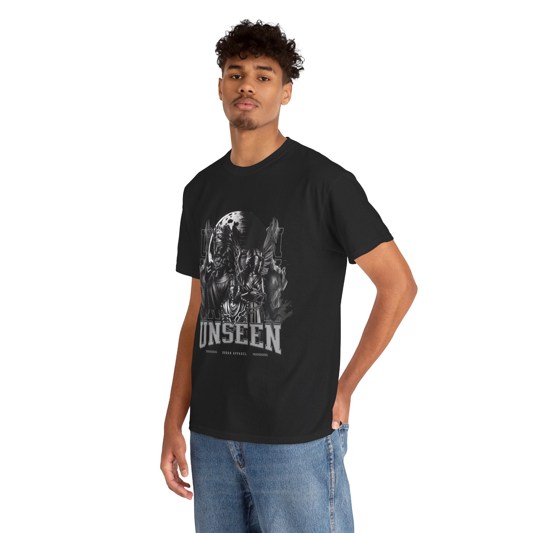 "Unseen" Blindfolded Figures with Chains - Dark Urban Apparel Digital Art